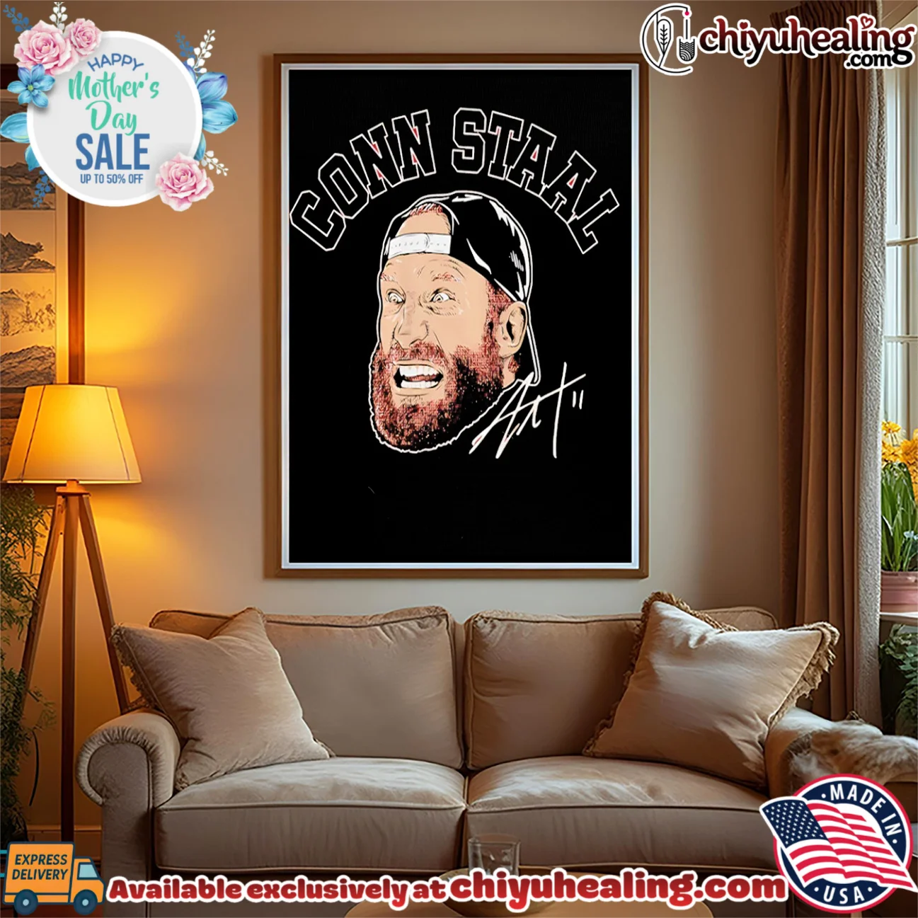 Jordan Staal Carolina Hurricanes Conn Staal signature hype shirt & hoodie | Limited Stock Edition Jordan Staal Carolina Hurricanes Conn Staal signature