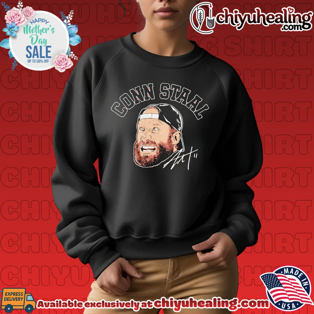 Jordan Staal Carolina Hurricanes Conn Staal signature hype shirt & hoodie | Limited Stock Edition Jordan Staal Carolina Hurricanes Conn Staal signature