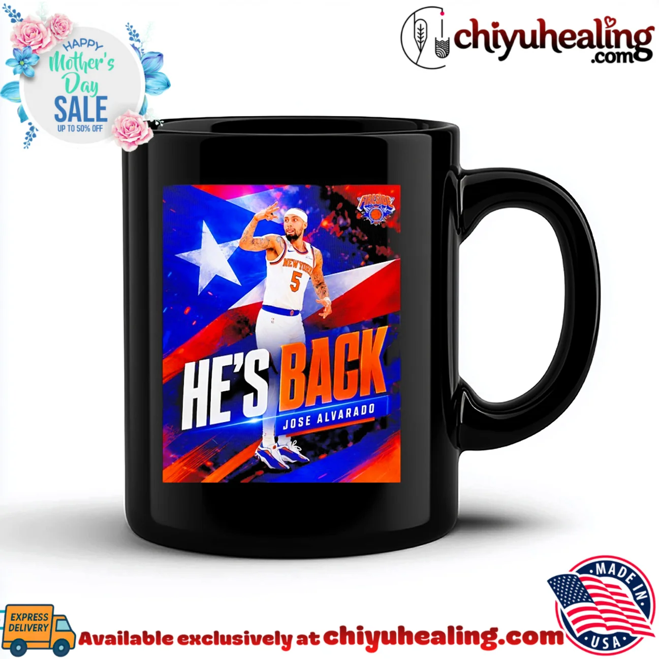 Jose Alvarado He's Back New York Knicks poster shirt & hoodie Jose Alvarado He's Back New York Knicks poster shirt & hoodie