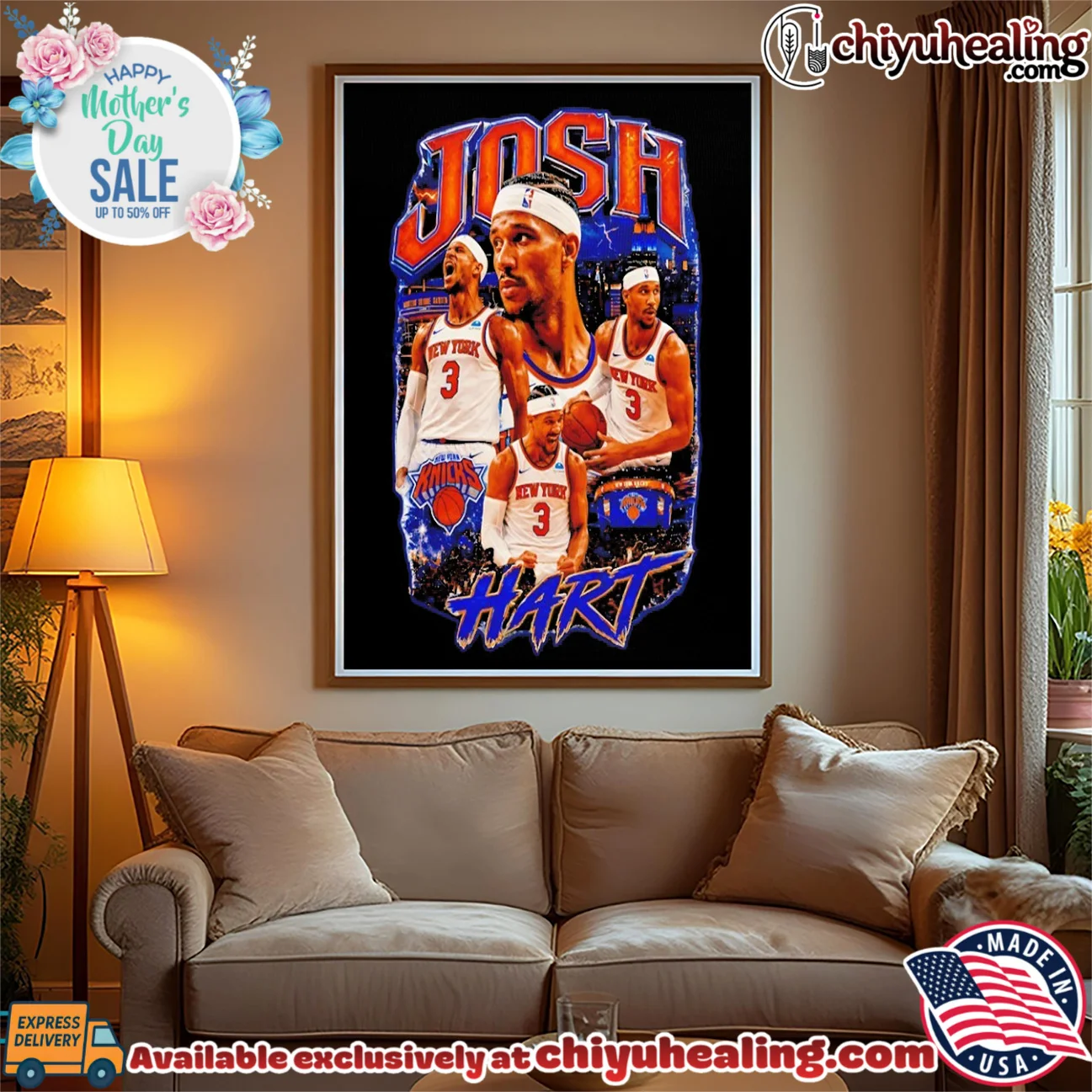 Josh Hart New York Knicks New York Clutch graphic epic shirt & hoodie | Iconic Look Josh Hart New York Knicks New York Clutch graphic