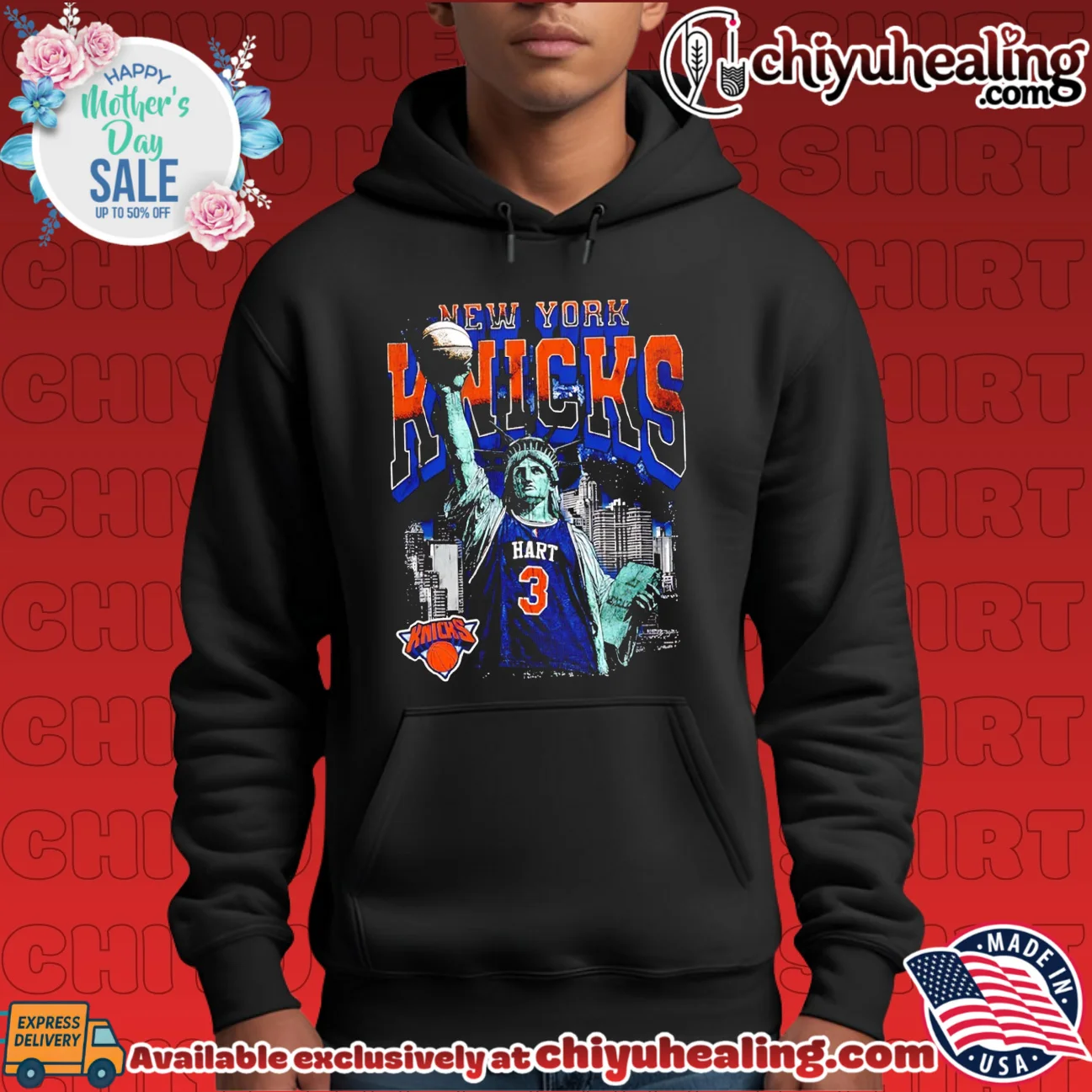Josh Hart New York Knicks Statue Of Liberty vintage hype shirt & hoodie - Ultimate Tribute Merch Josh Hart New York Knicks Statue Of Liberty vintage hype shirt & hoodie - Ultimate Tribute Merch