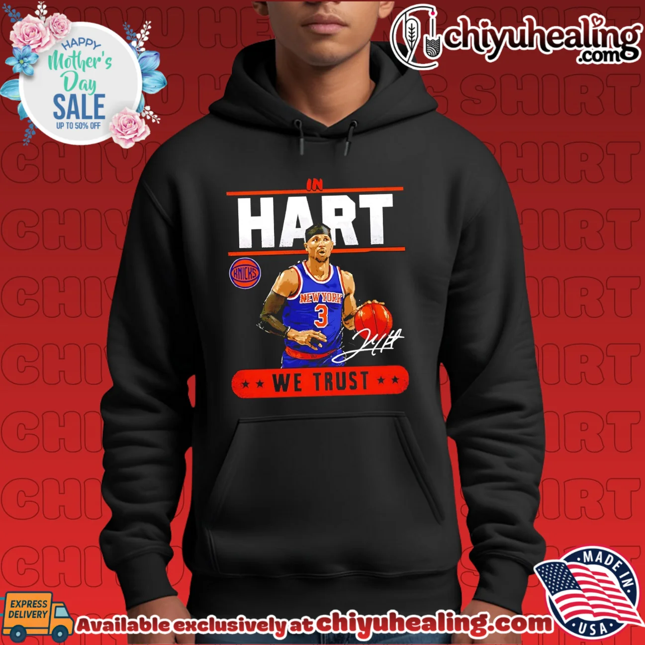 Josh Hart New York Knicks We Trust signature limited shirt & hoodie | Gift Idea 2026 Josh Hart New York Knicks We Trust signature limited shirt & hoodie | Gift Idea 2026