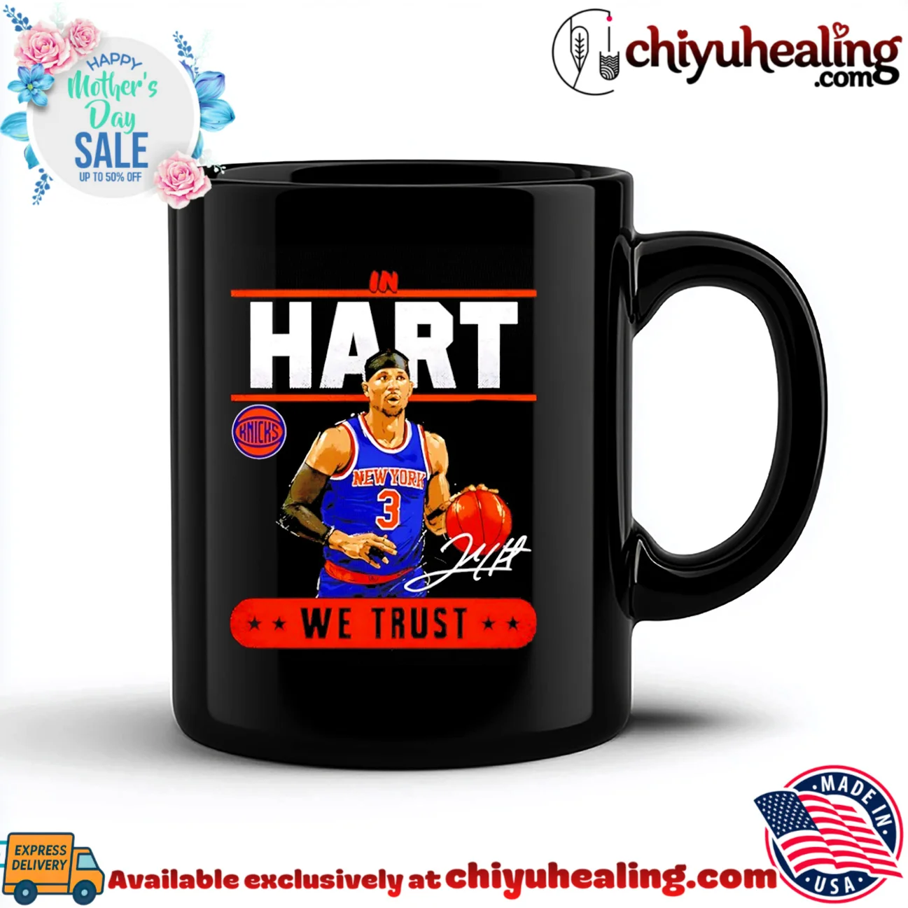 Josh Hart New York Knicks We Trust signature limited shirt & hoodie | Gift Idea 2026 Josh Hart New York Knicks We Trust signature