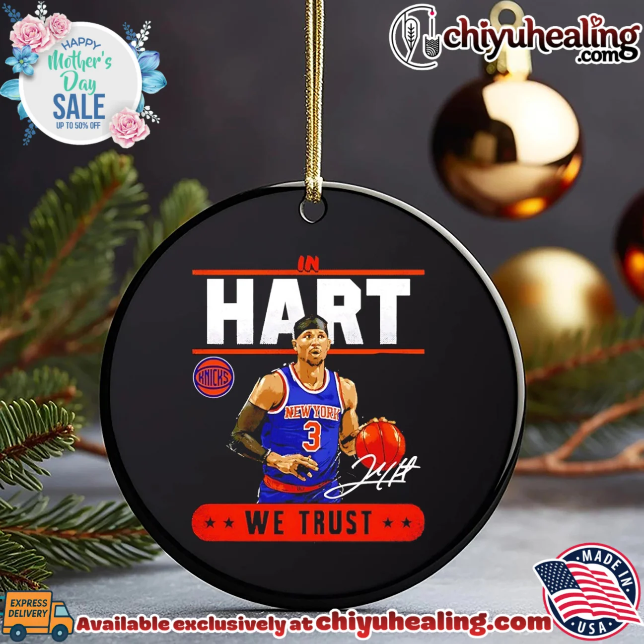 Josh Hart New York Knicks We Trust signature limited shirt & hoodie | Gift Idea 2026 Josh Hart New York Knicks We Trust signature