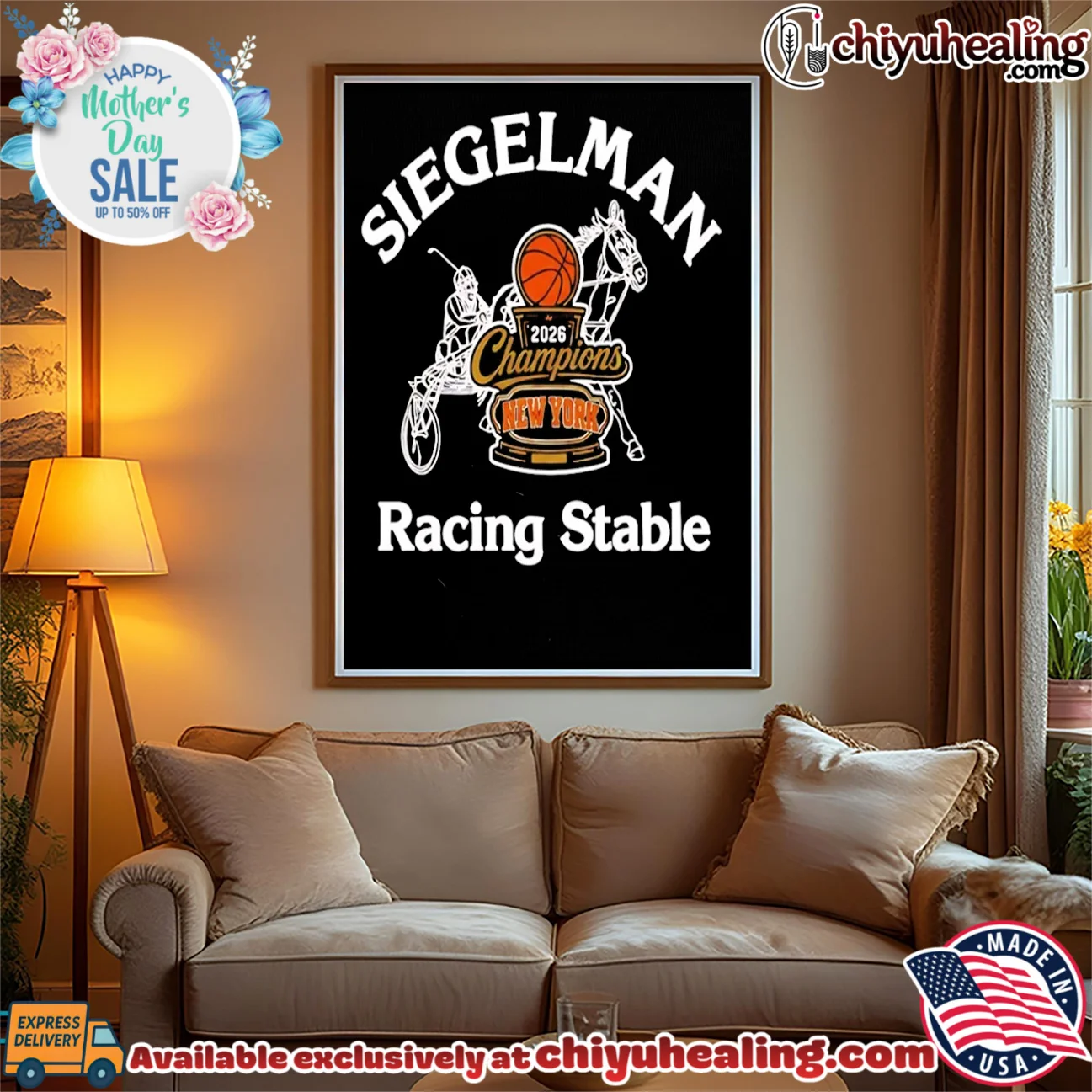 Josh Hart Siegelman Stable Knicks 2026 NBA Champions Racing Stable Parade shirt & hoodie Josh Hart Siegelman Stable Knicks 2026 NBA Champions Racing Stable Parade