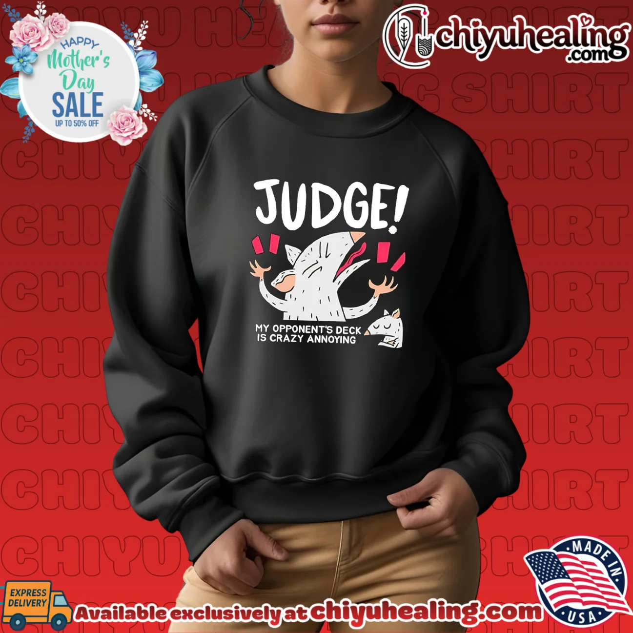 Judge my opponent's deck is crazy annoying cartoon rat shirt elite shirt & hoodie - Urban Fashion Judge my opponent's deck is crazy annoying cartoon rat shirt