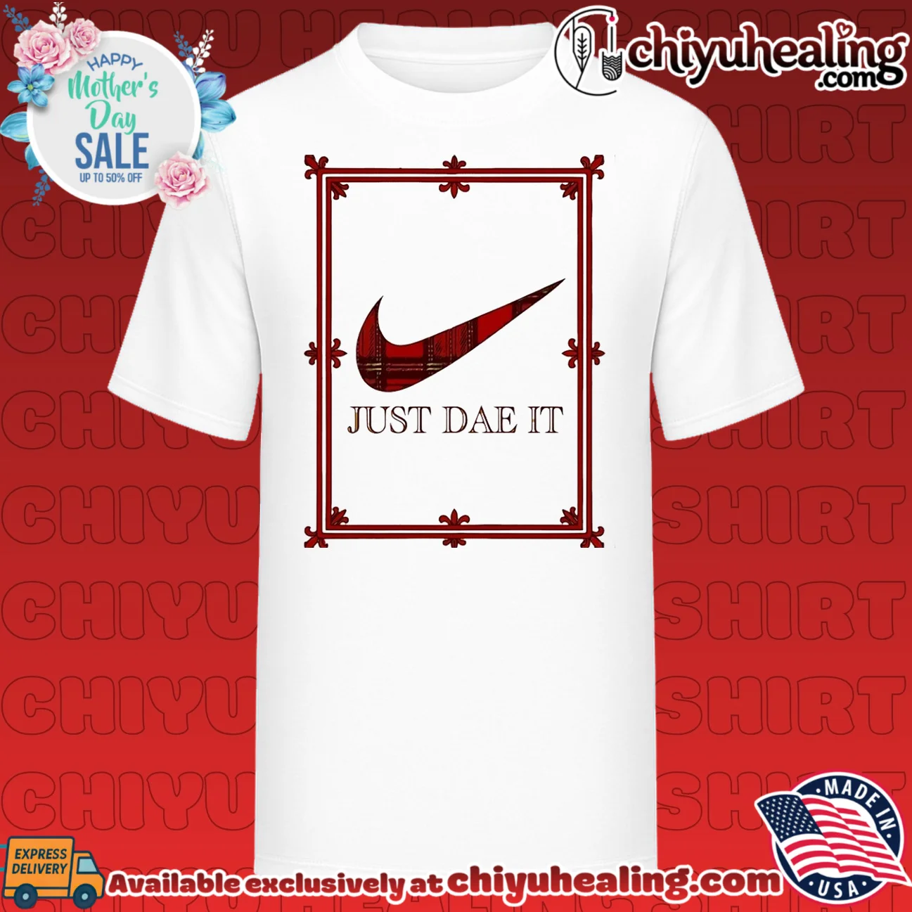 Just Dae It Scottish Plaid Swoosh Scotland shirt & hoodie