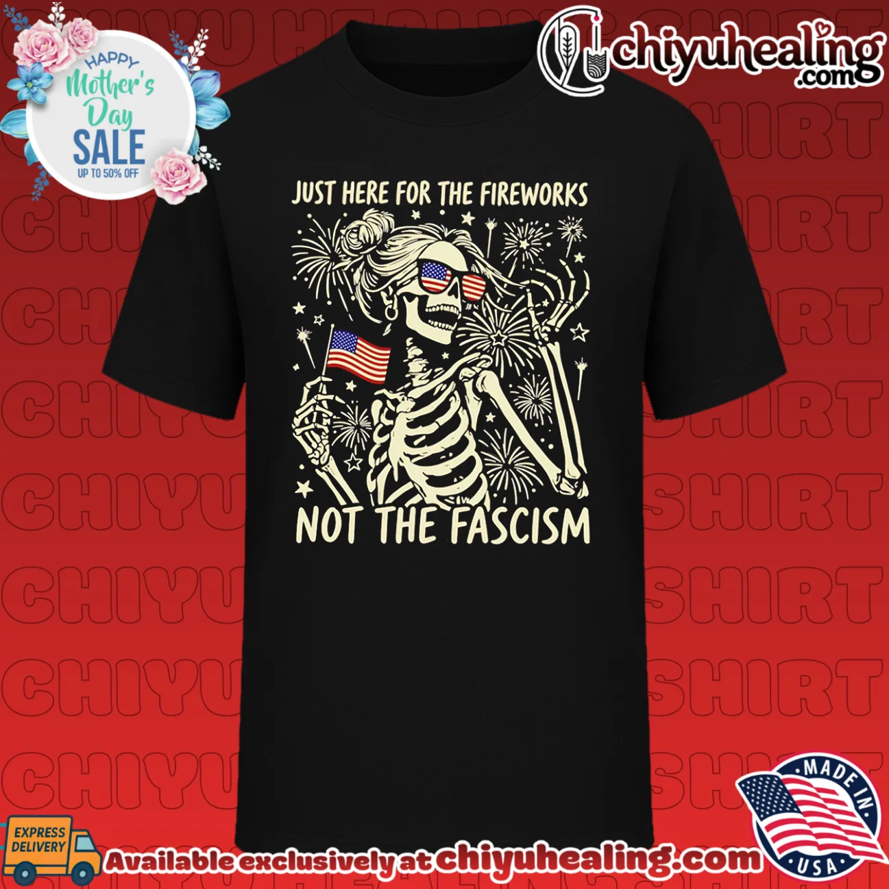 Just here for the fireworks not the fascism