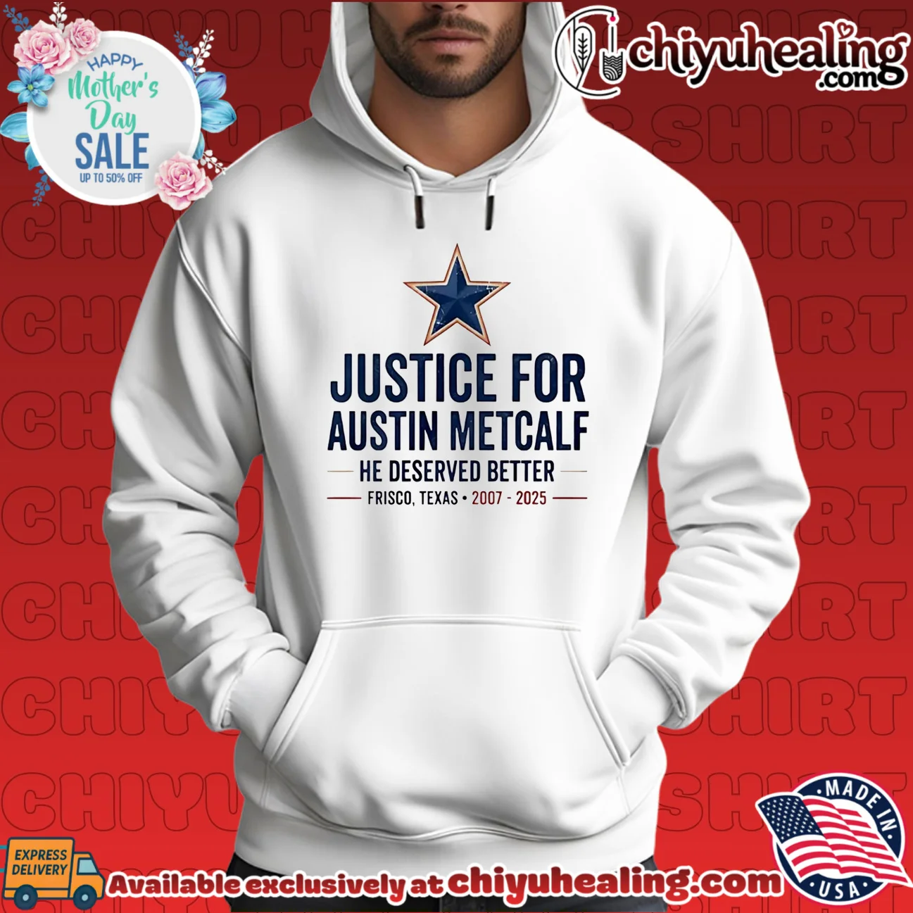 Justice for Austin Metcalf he deserved better Texas 2007 2025 bespoke shirt & hoodie | Gift Idea 2026 Justice for Austin Metcalf he deserved better Texas 2007 2025 bespoke shirt & hoodie | Gift Idea 2026