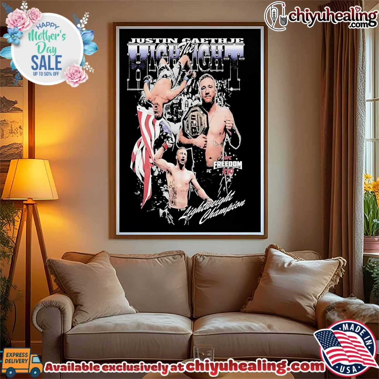 Justin Gaethje the highlight UFC lightweight Champion 2026 shirt & hoodie Justin Gaethje the highlight UFC lightweight Champion 2026