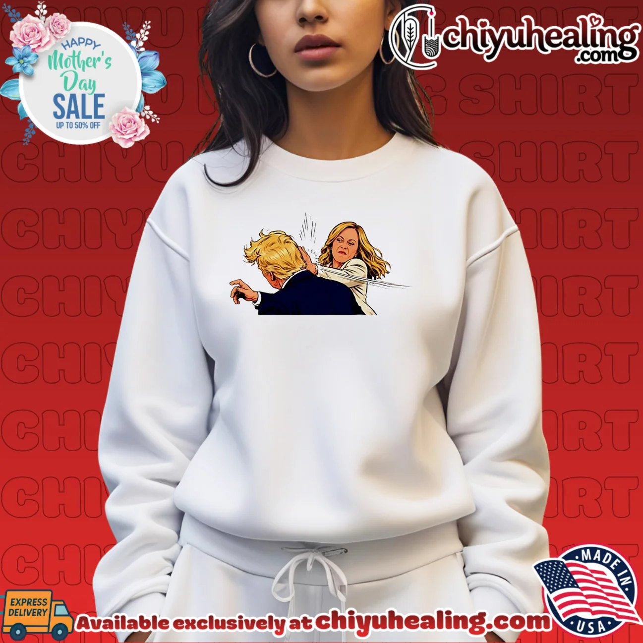 Kamala Harris Slapping Donald Trump Meme shirt & hoodie Kamala Harris Slapping Donald Trump Meme