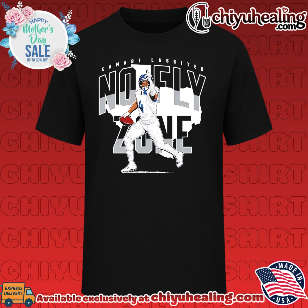 Kamari Lassiter Houston Texans No Fly Zone shirt & hoodie