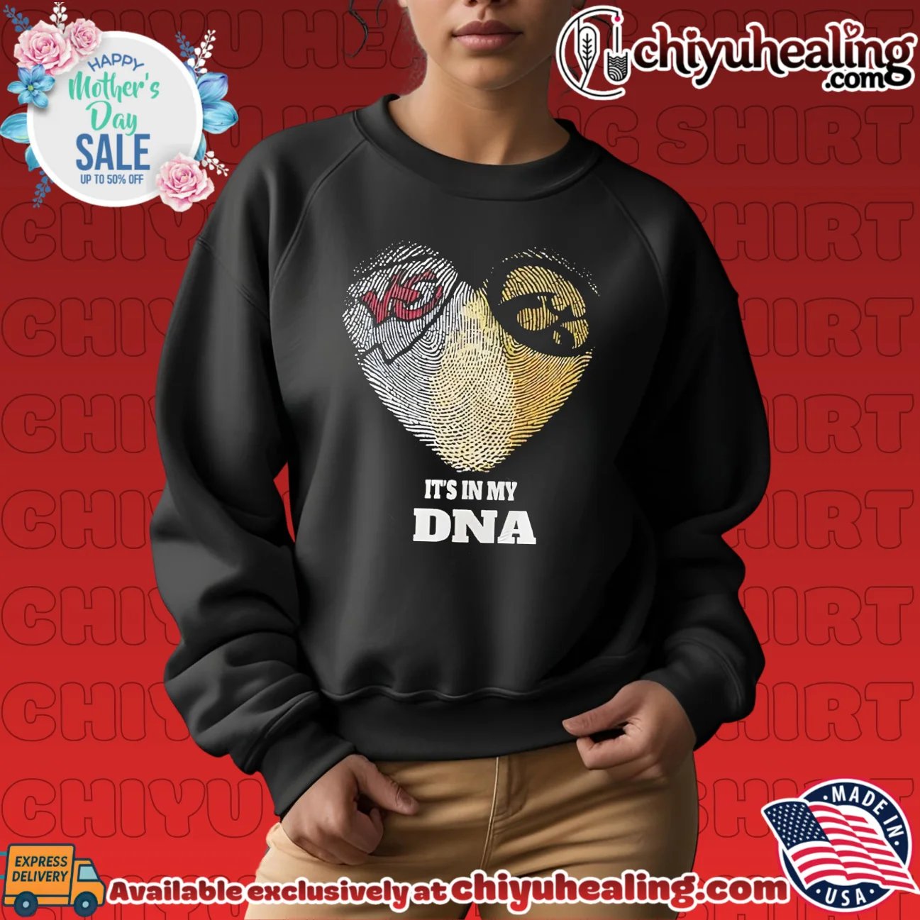 Kansas City Chiefs and Iowa Hawkeyes it's in my DNA shirt & hoodie Kansas City Chiefs and Iowa Hawkeyes it's in my DNA shirt & hoodie
