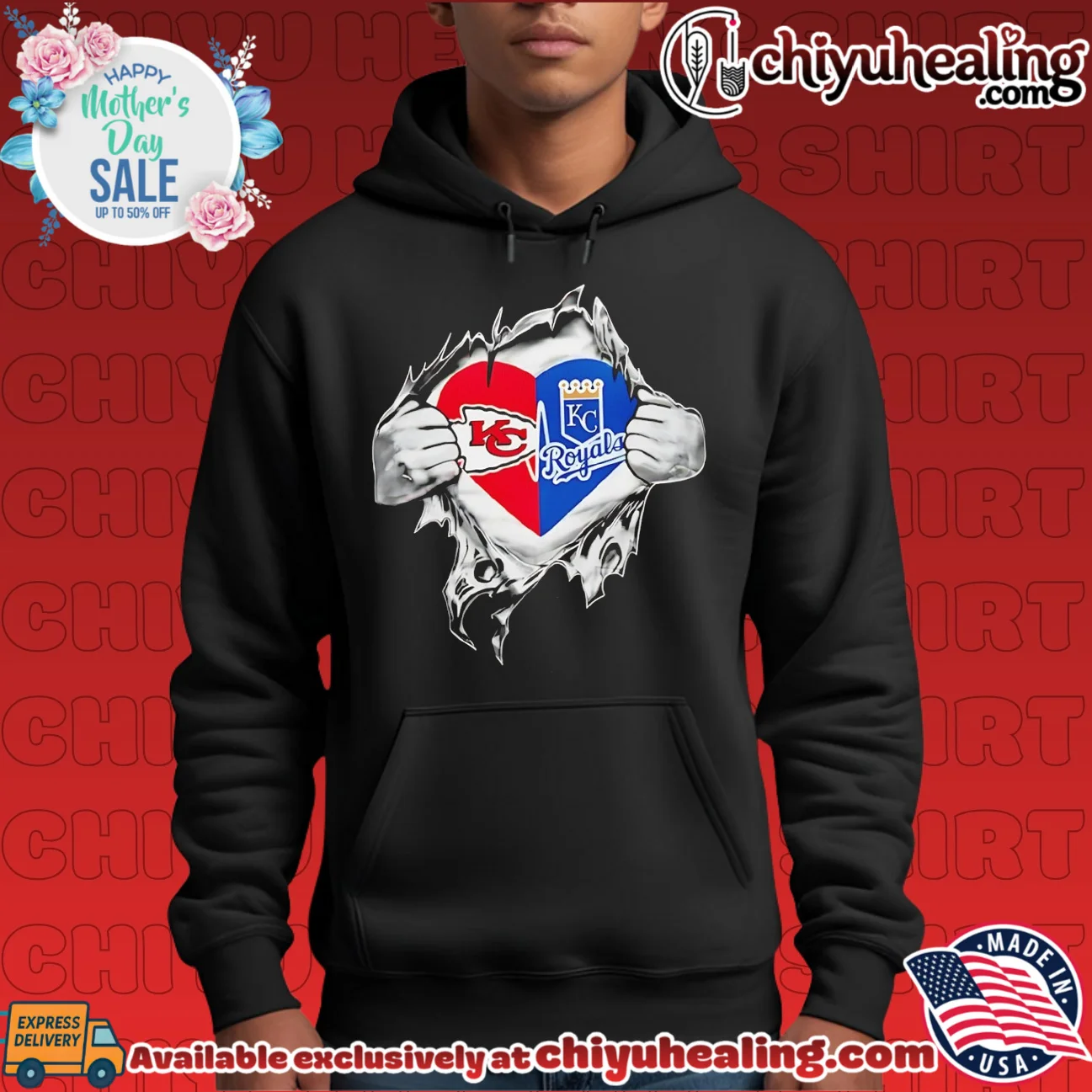 Kansas City Chiefs and Royals It Is in My Heart shirt & hoodie Kansas City Chiefs and Royals It Is in My Heart shirt & hoodie