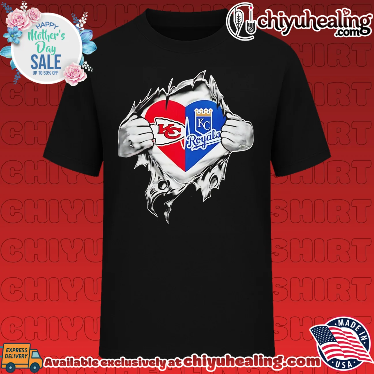 Kansas City Chiefs and Royals It Is in My Heart shirt & hoodie