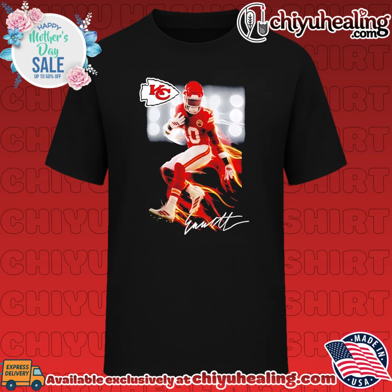 Kansas City Chiefs Emmett Johnson Legacy Rookie signature shirt & hoodie