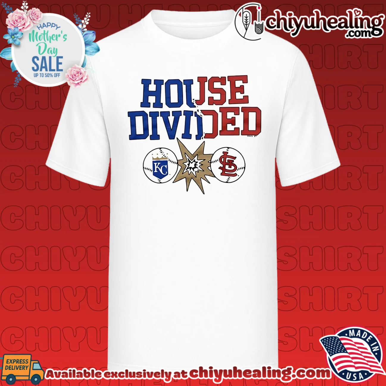 Kansas City Royals vs St Louis Cardinals House Divided