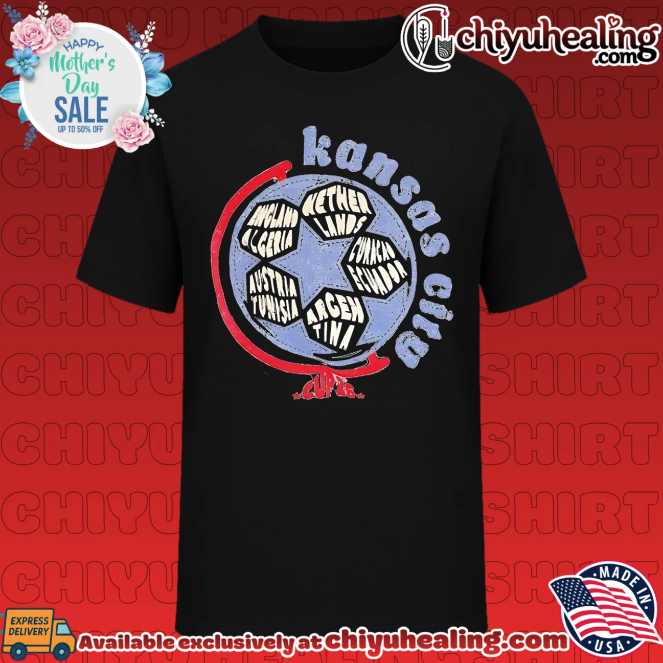 Kansas City World Stage soccer ball graphic shirt & hoodie