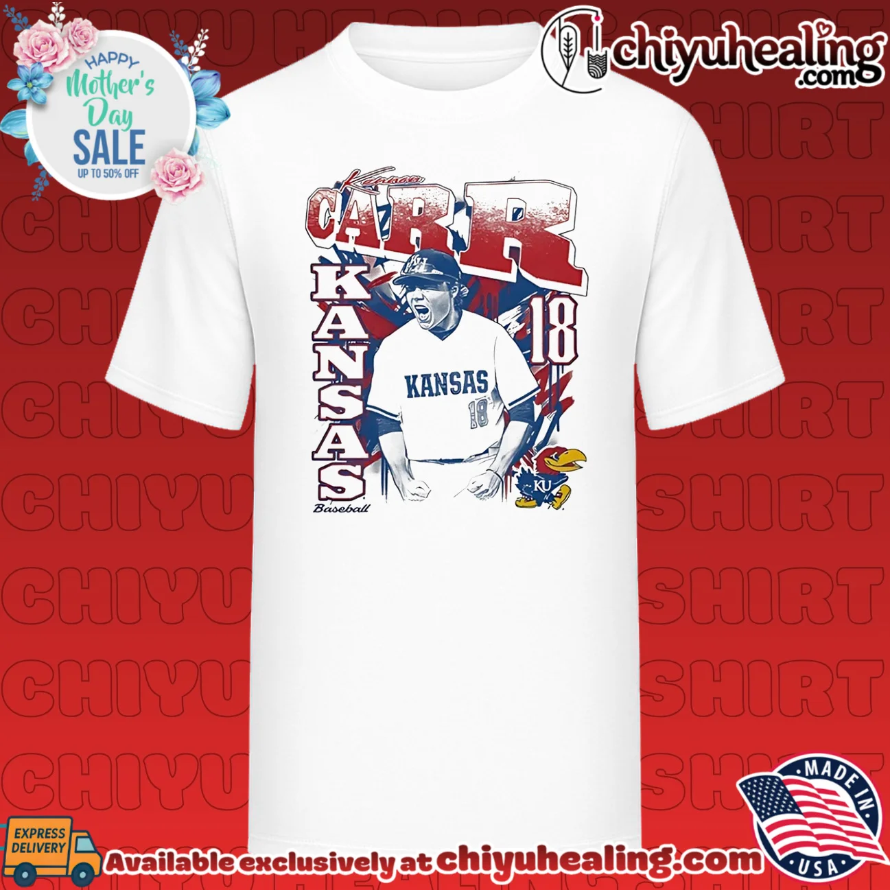 Kansas Jayhawks Kanon Carr portrait vintage shirt & hoodie