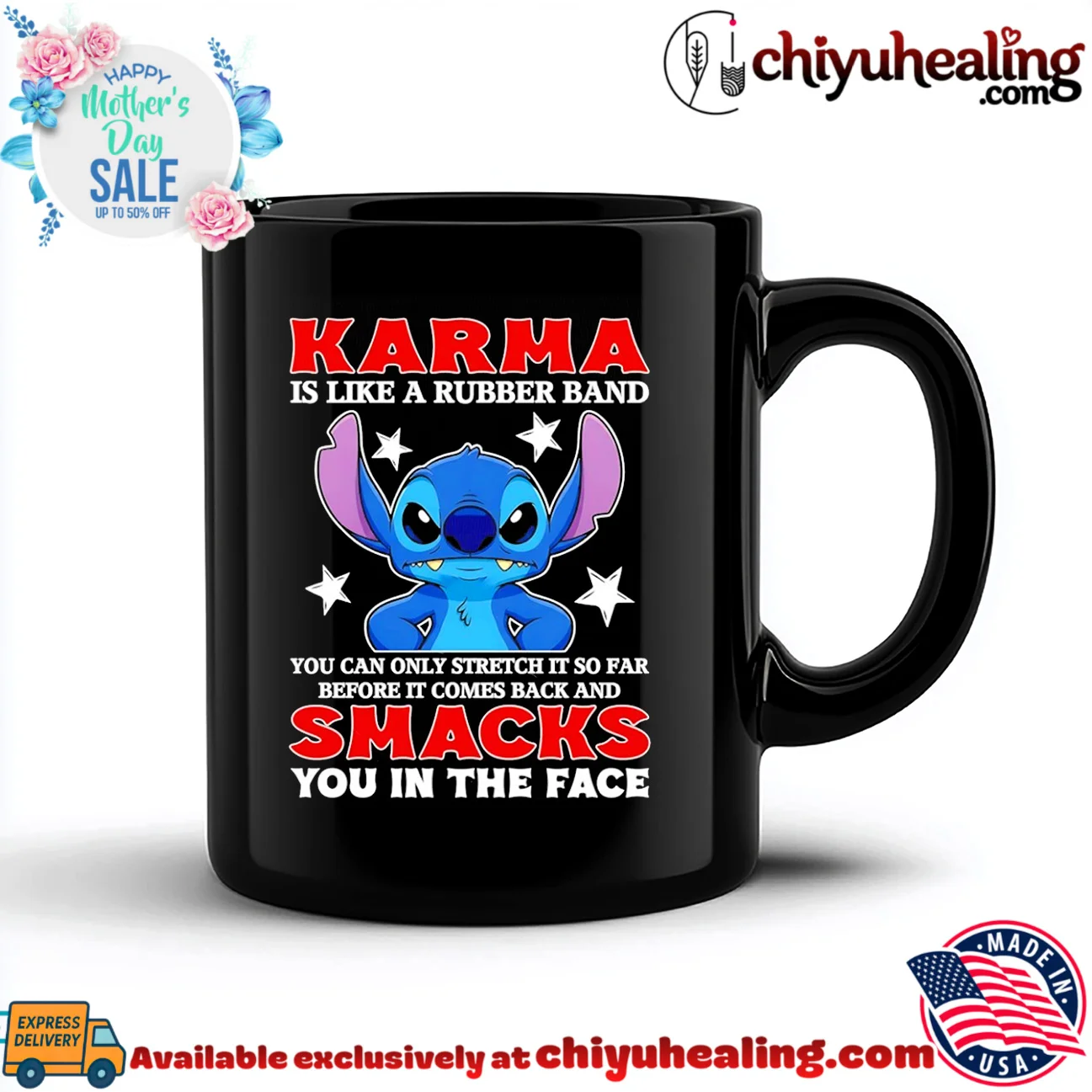 Karma Is Like a Rubber Band Stitch Quote shirt & hoodie Karma Is Like a Rubber Band Stitch Quote