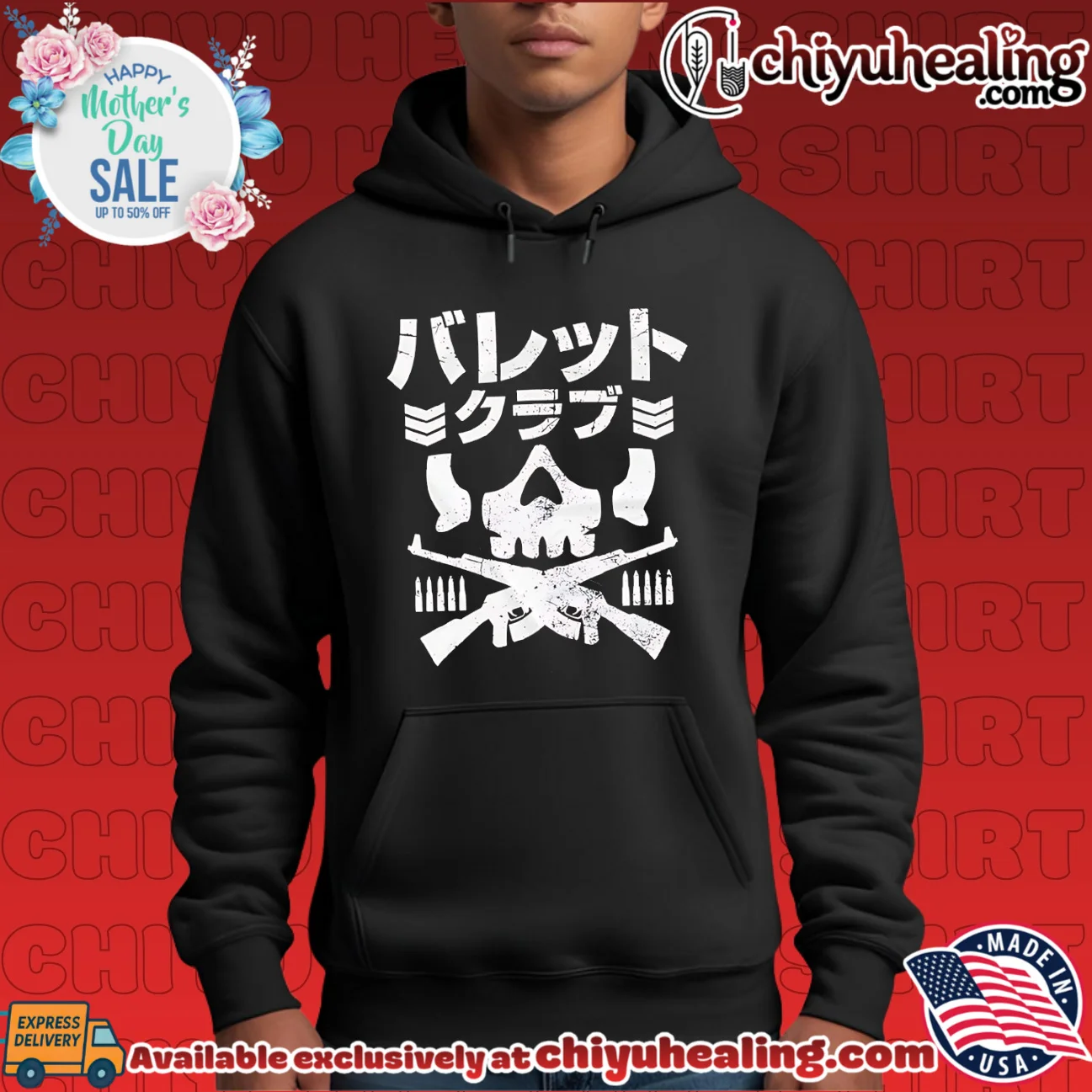 Katakana Bullet Club vintage shirt & hoodie Katakana Bullet Club vintage shirt & hoodie