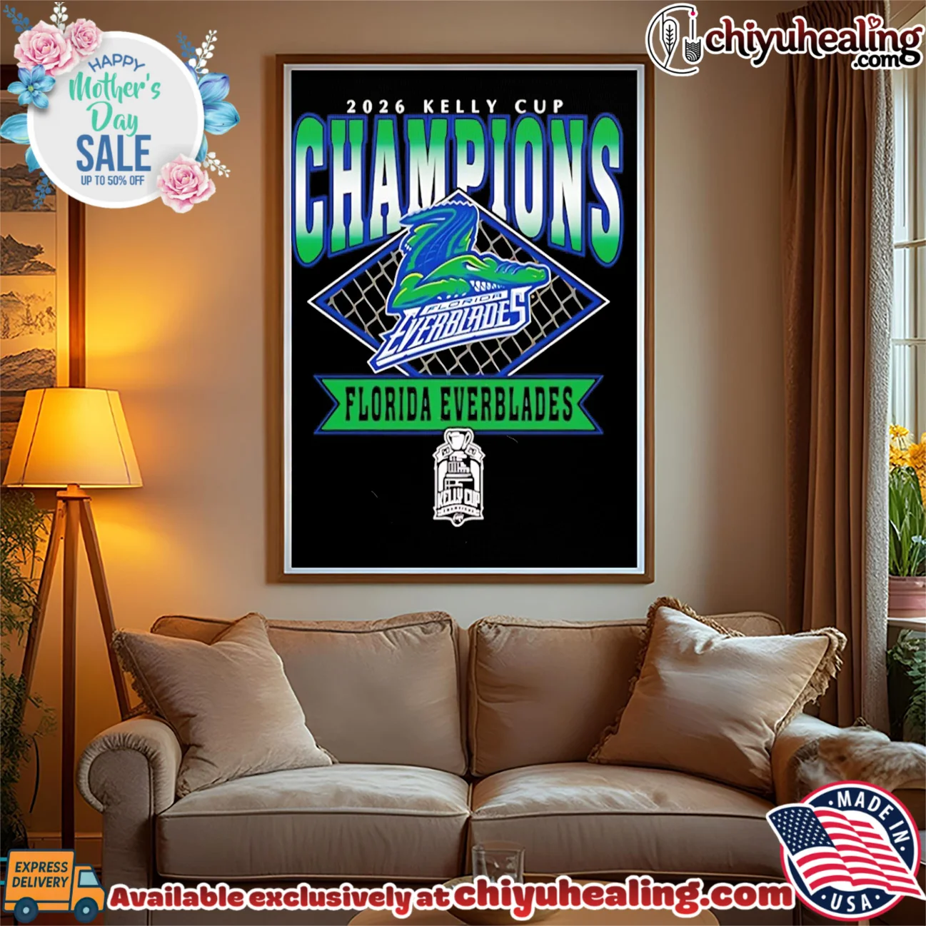 Kelly Cup Champions 2026 Florida Everblades shirt & hoodie Kelly Cup Champions 2026 Florida Everblades