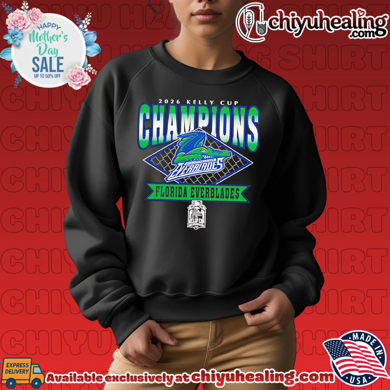 Kelly Cup Champions 2026 Florida Everblades shirt & hoodie Kelly Cup Champions 2026 Florida Everblades