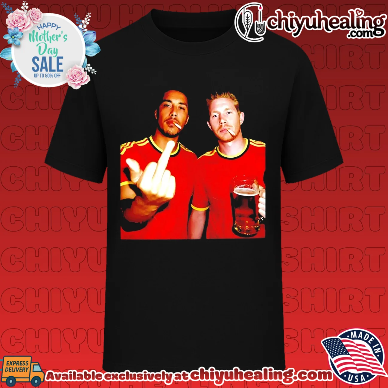 Kevin De Bruyne and Radja Nainggolan Belgium National Team shirt & hoodie