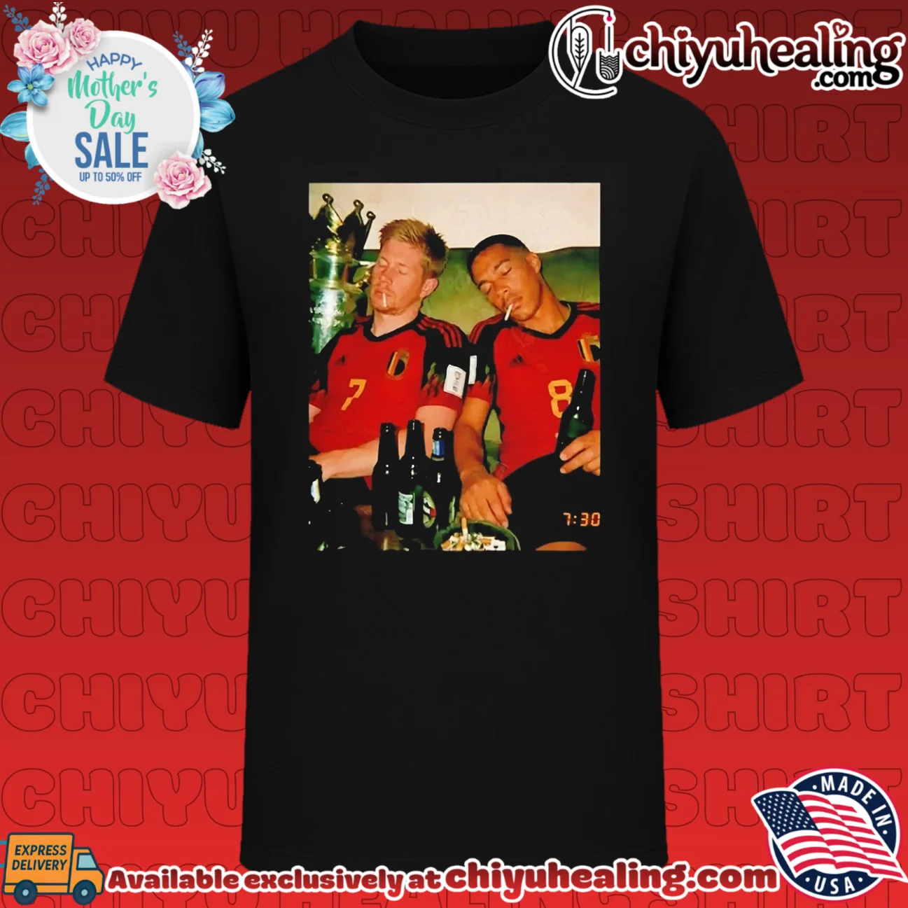 Kevin De Bruyne and Youri Tielemans Belgium National Team shirt & hoodie