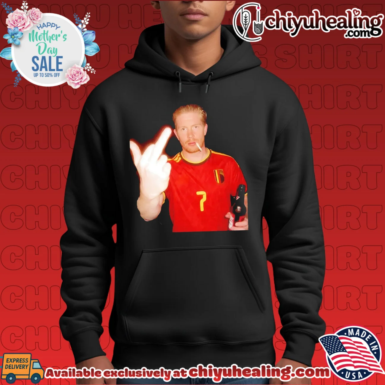 Kevin De Bruyne Belgium National Team Middle Finger shirt & hoodie Kevin De Bruyne Belgium National Team Middle Finger shirt & hoodie