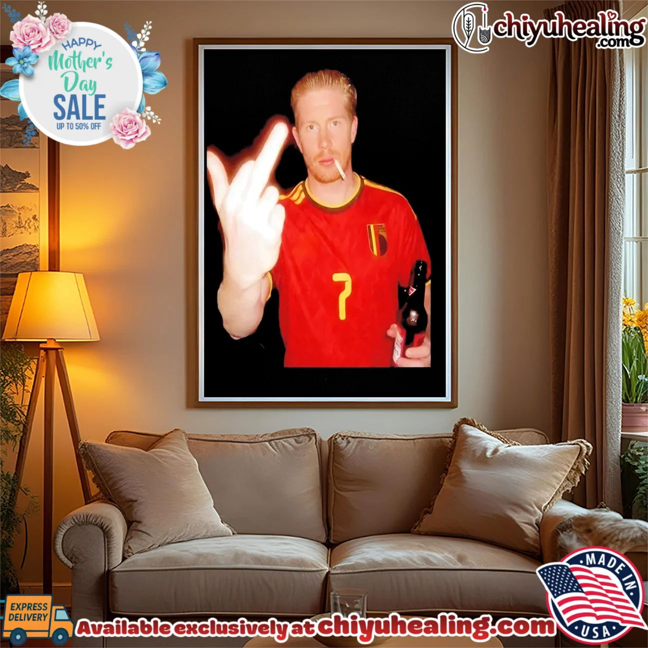 Kevin De Bruyne Belgium National Team Middle Finger shirt & hoodie Kevin De Bruyne Belgium National Team Middle Finger shirt & hoodie