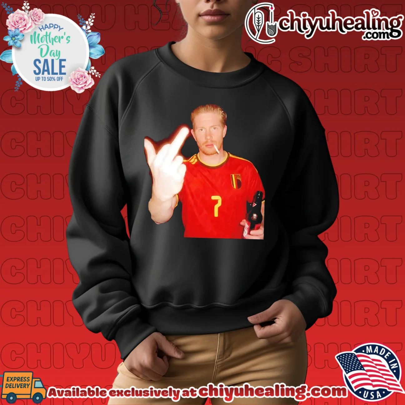 Kevin De Bruyne Belgium National Team Middle Finger shirt & hoodie Kevin De Bruyne Belgium National Team Middle Finger shirt & hoodie