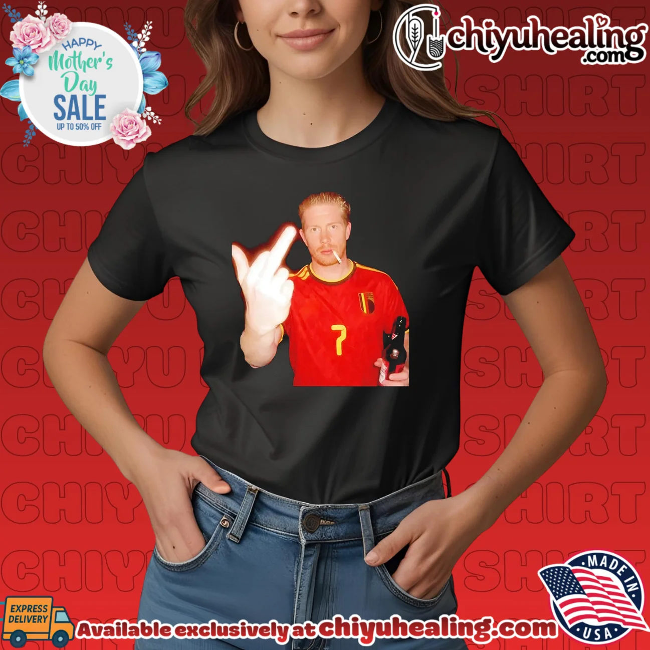Kevin De Bruyne Belgium National Team Middle Finger shirt & hoodie Kevin De Bruyne Belgium National Team Middle Finger shirt & hoodie
