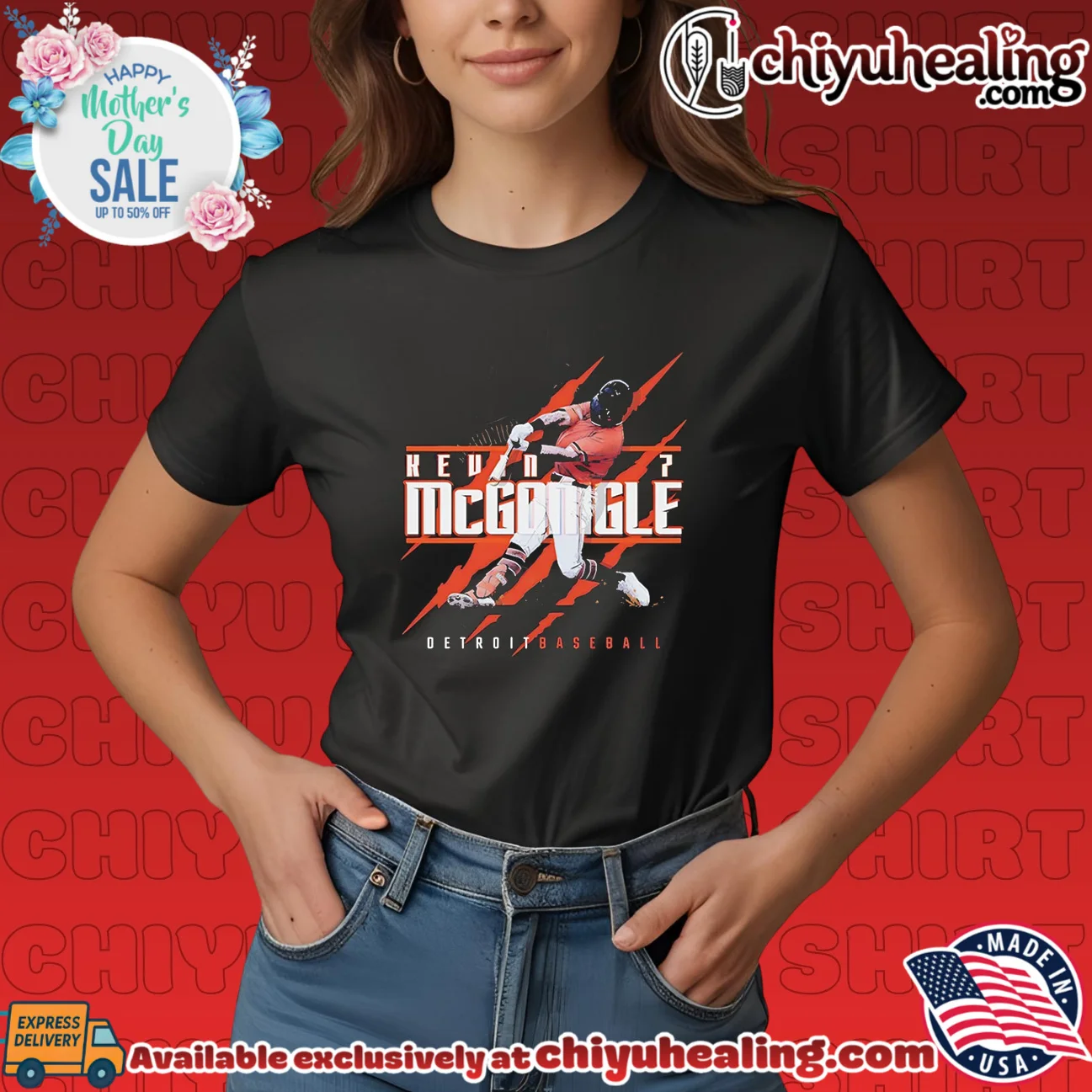 Kevin McGonigle Detroit Claws Baseball player collage shirt & hoodie Kevin McGonigle Detroit Claws Baseball player collage shirt & hoodie