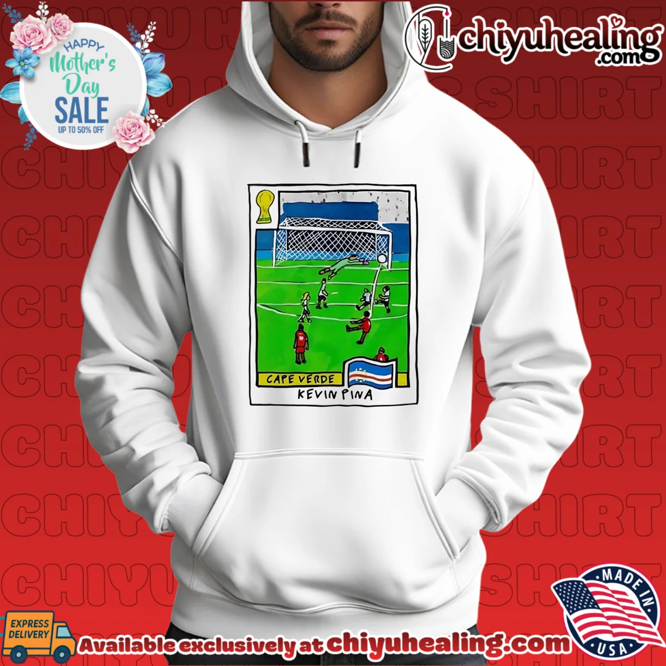Kevin Pina Cape Verde Soccer Trading Card shirt & hoodie Kevin Pina Cape Verde Soccer Trading Card shirt & hoodie