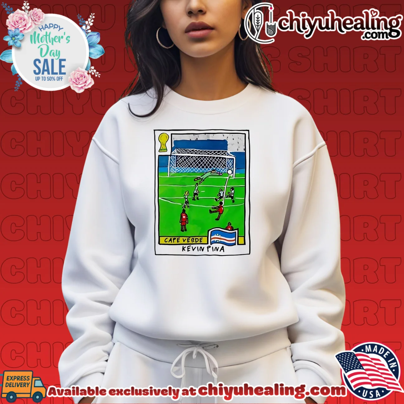 Kevin Pina Cape Verde Soccer Trading Card shirt & hoodie Kevin Pina Cape Verde Soccer Trading Card shirt & hoodie