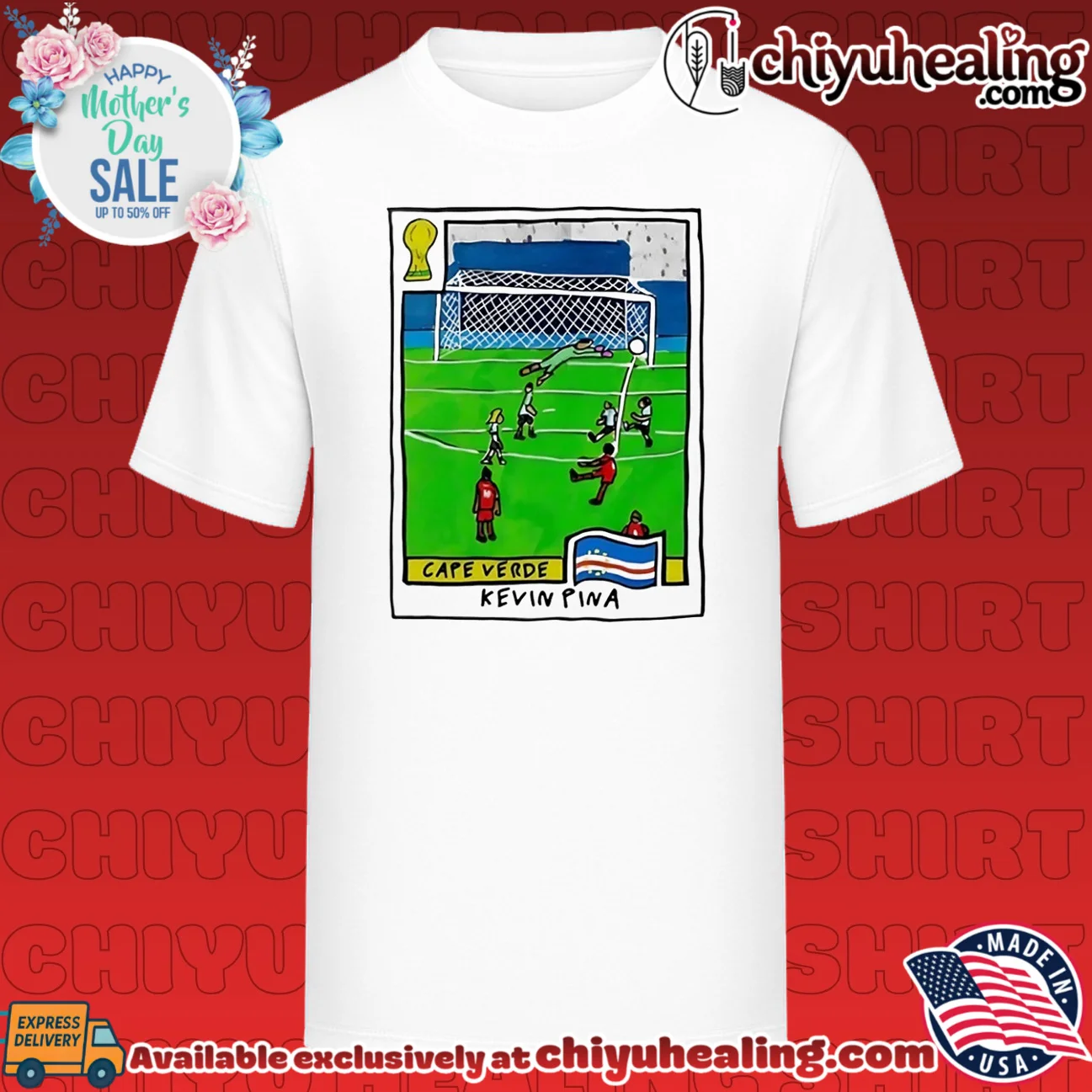 Kevin Pina Cape Verde Soccer Trading Card shirt & hoodie