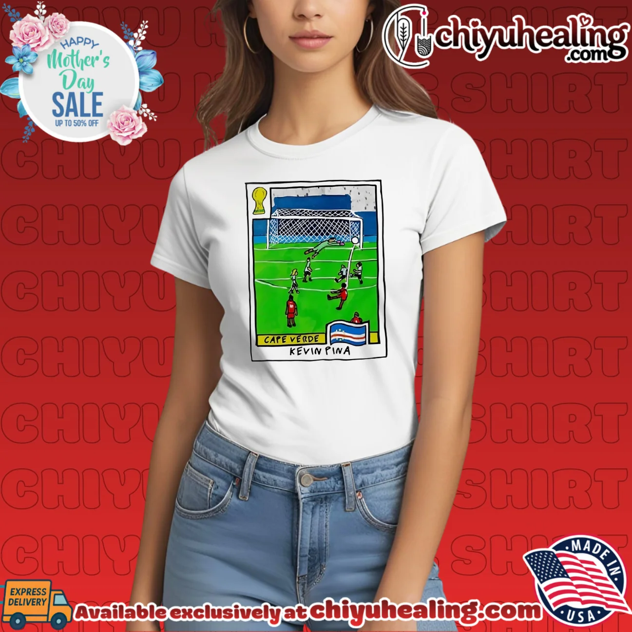Kevin Pina Cape Verde Soccer Trading Card shirt & hoodie Kevin Pina Cape Verde Soccer Trading Card shirt & hoodie