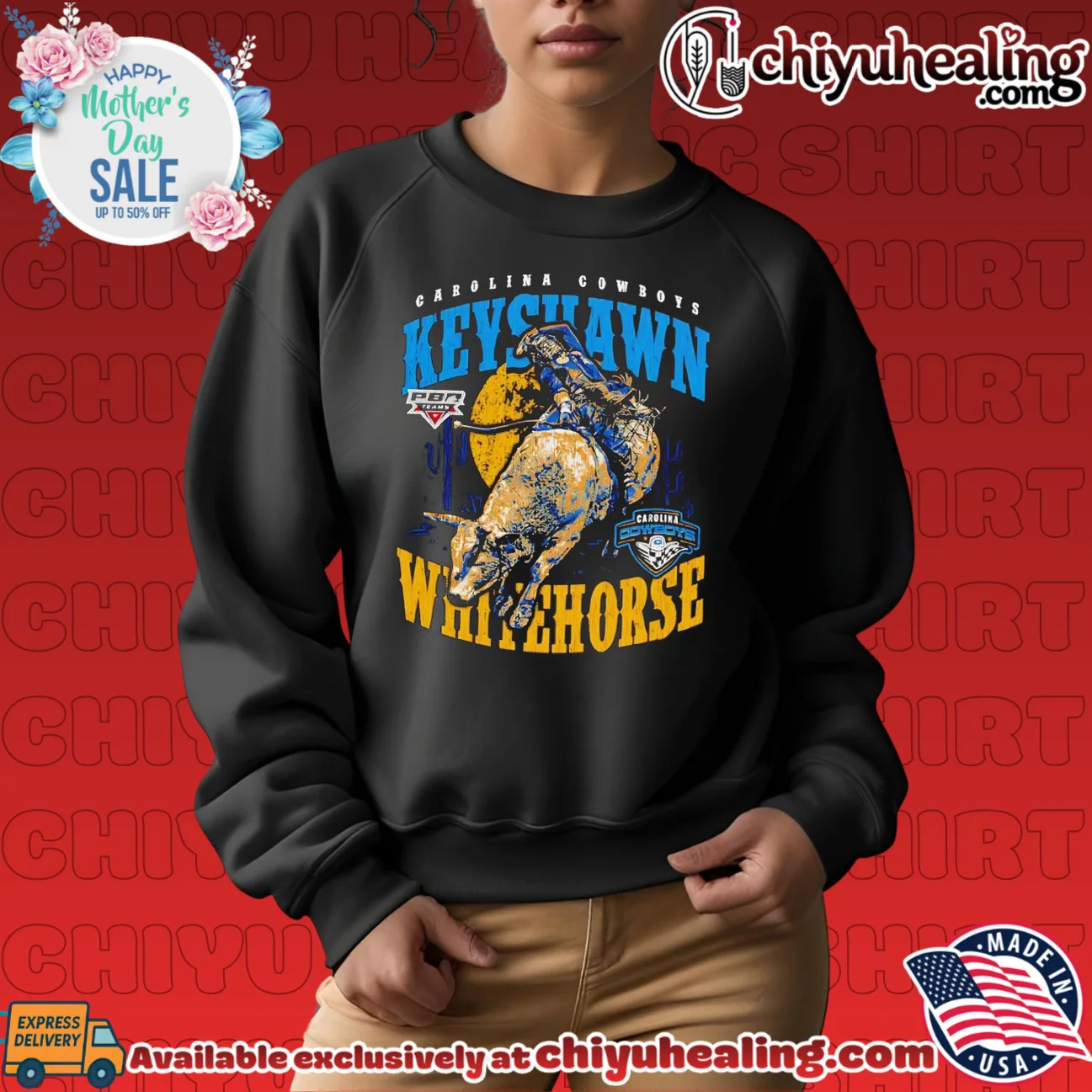 Keyshawn Whitehorse PBR Carolina Cowboys epic shirt & hoodie - Ultimate Tribute Merch Keyshawn Whitehorse PBR Carolina Cowboys epic shirt & hoodie - Ultimate Tribute Merch