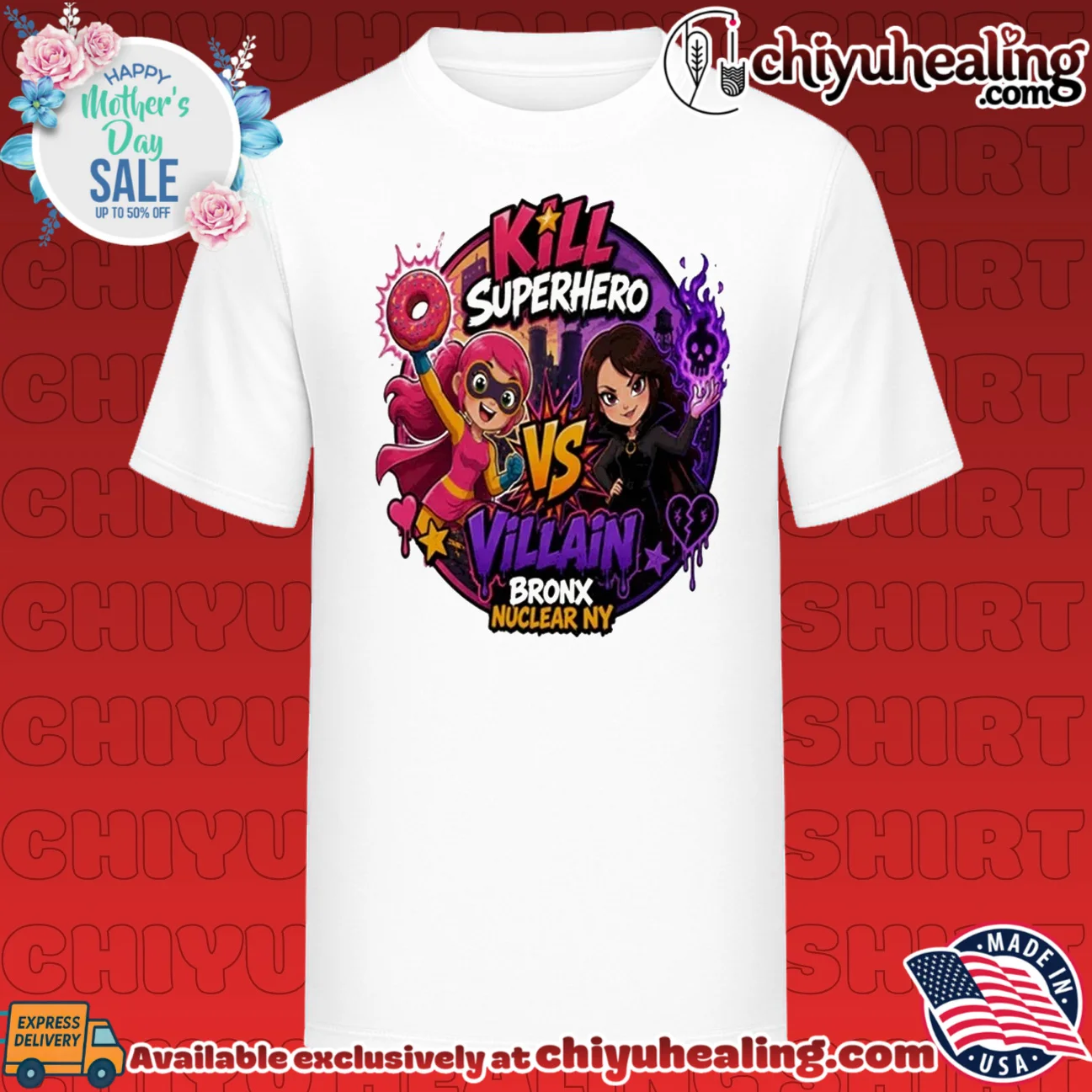 Kill superhero vs villain Bronx Nuclear NY