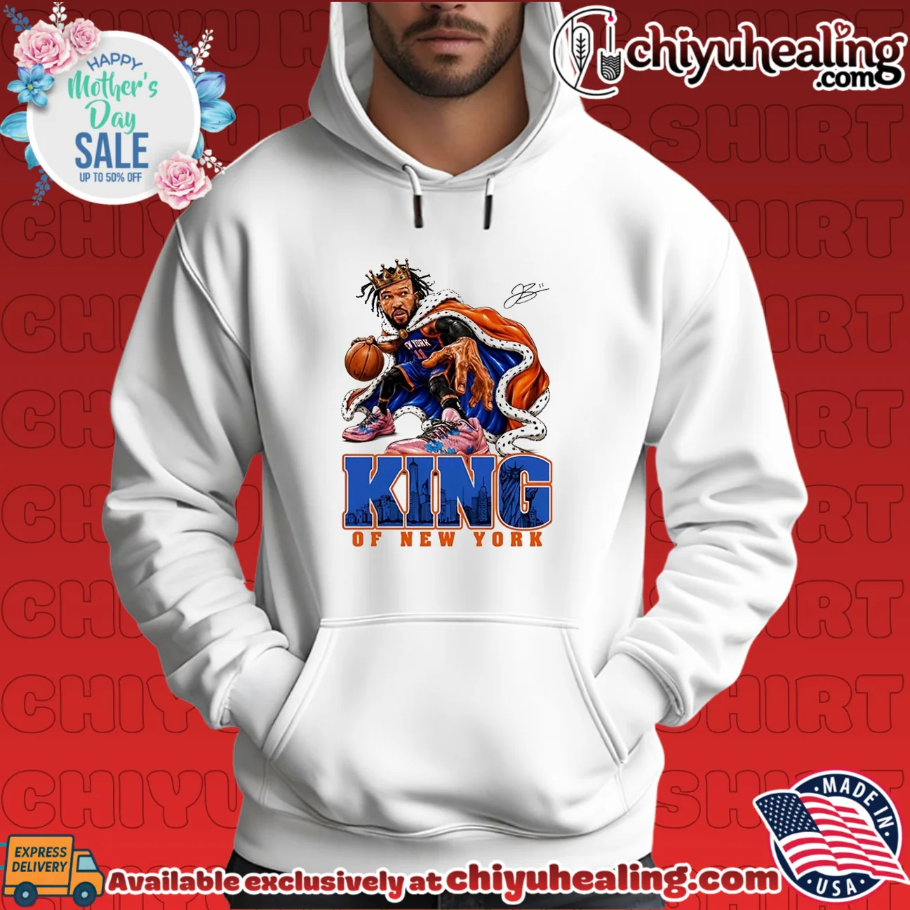 King of New York Knicks Jalen Brunson signature paint shirt authentic shirt & hoodie | Limited Stock Edition King of New York Knicks Jalen Brunson signature paint shirt authentic shirt & hoodie | Limited Stock Edition