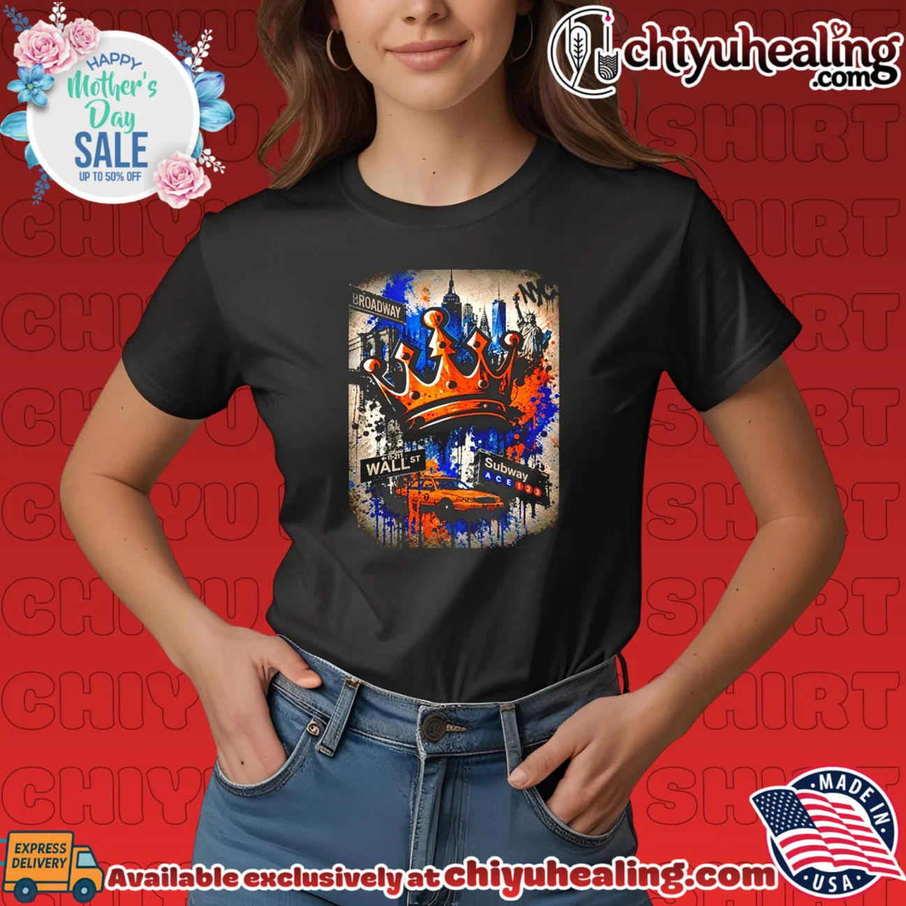 King of New Yowk graffiti style epic shirt & hoodie | 2026 Edition Drop King of New Yowk graffiti style