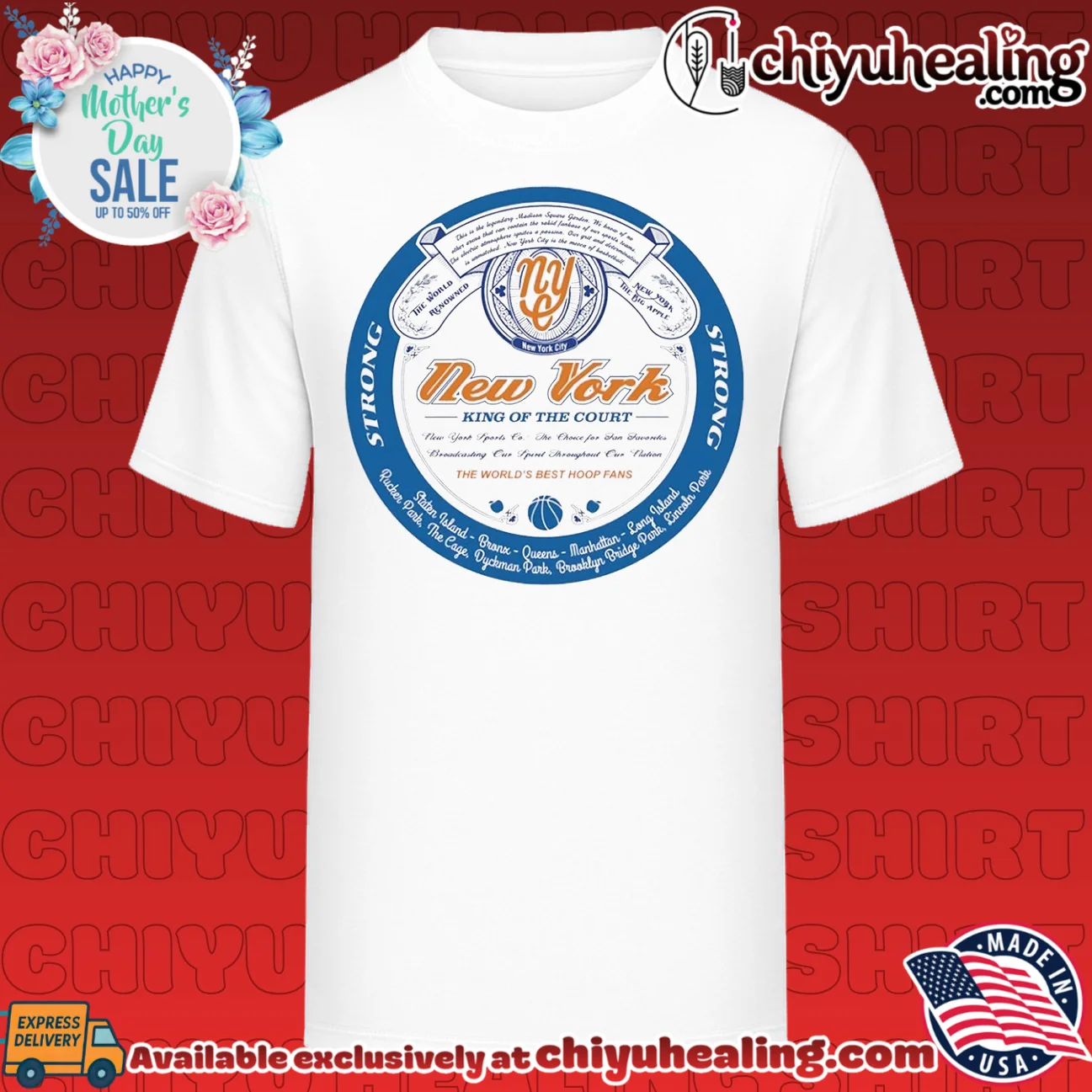 King of the Court NYC Strong logo
