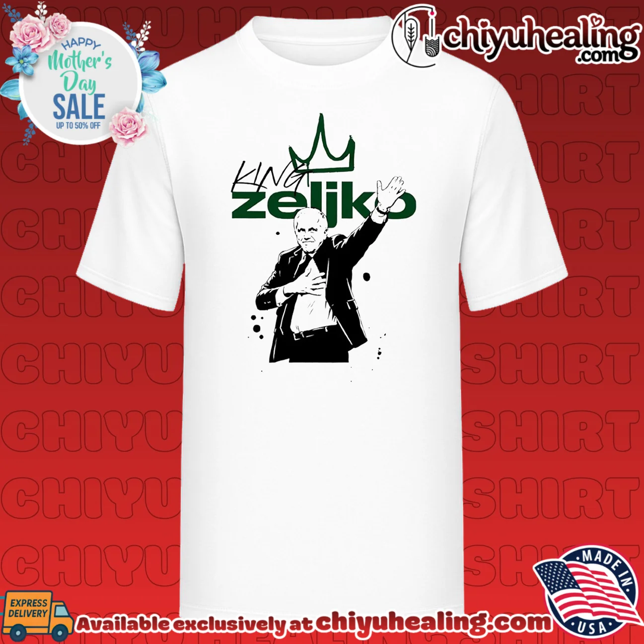 King Zeljko Obradovic Partizan Belgrade shirt & hoodie