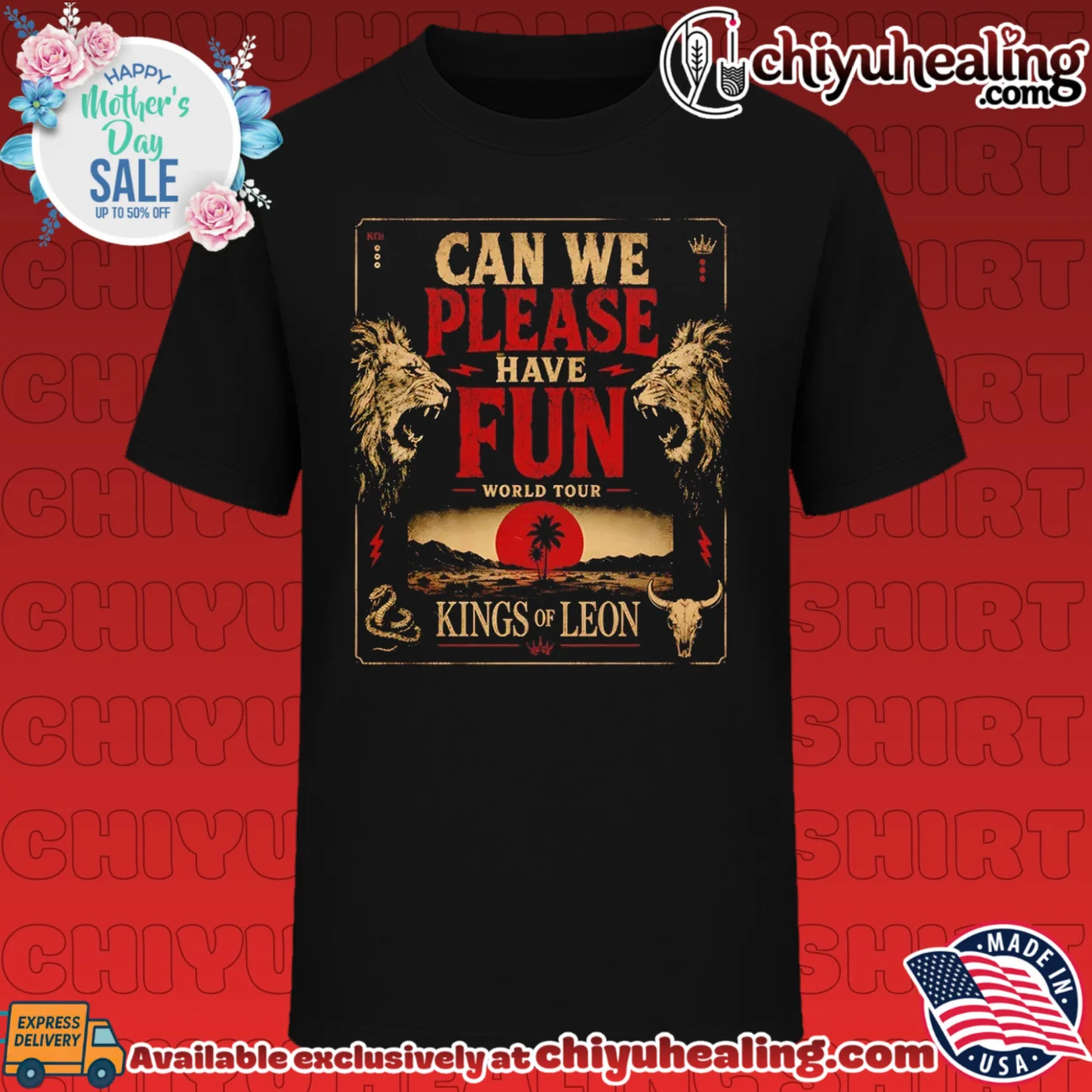 Kings of Leon Can We Please Have Fun World Tour 2026 shirt & hoodie