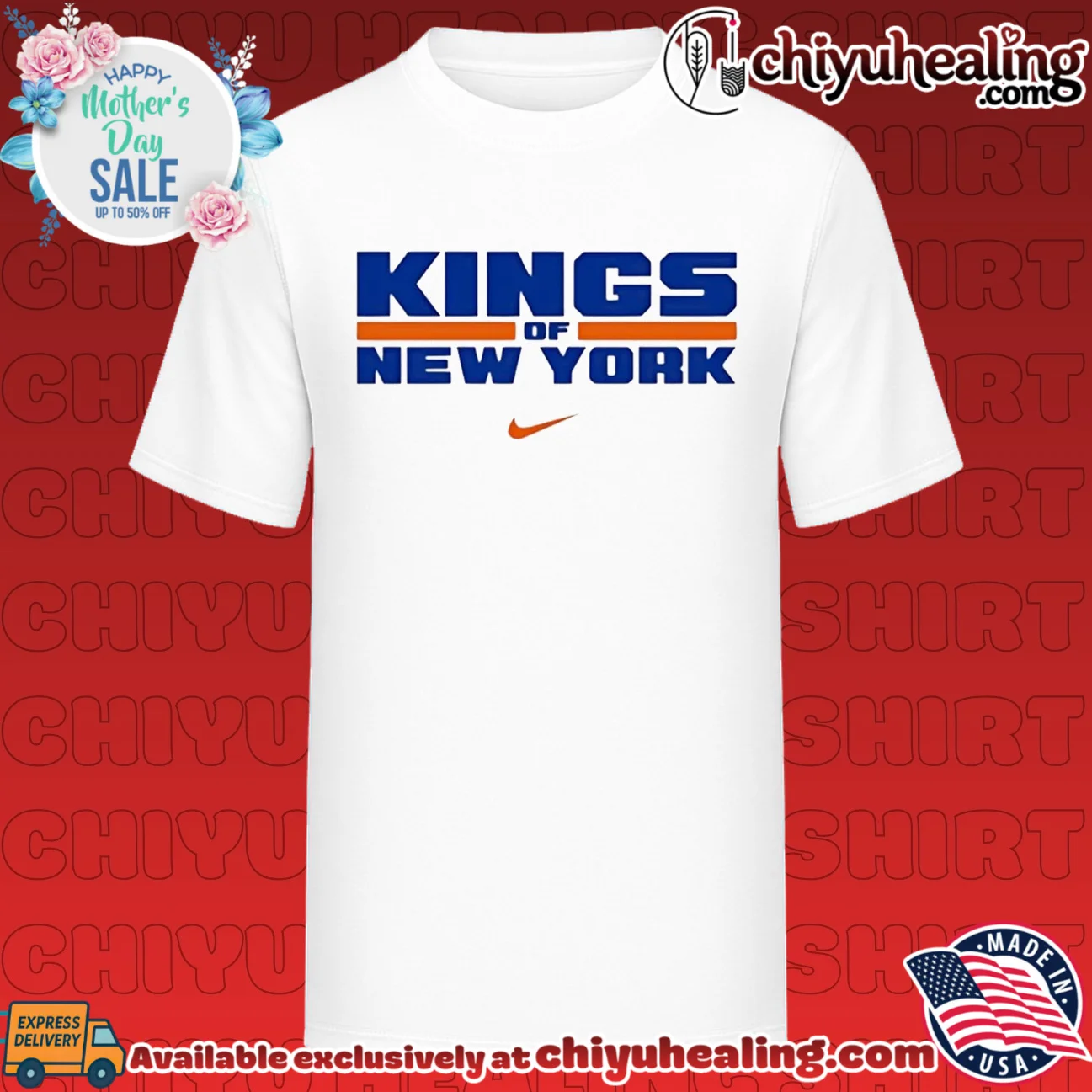 Kings of New Yok New York Knicks text