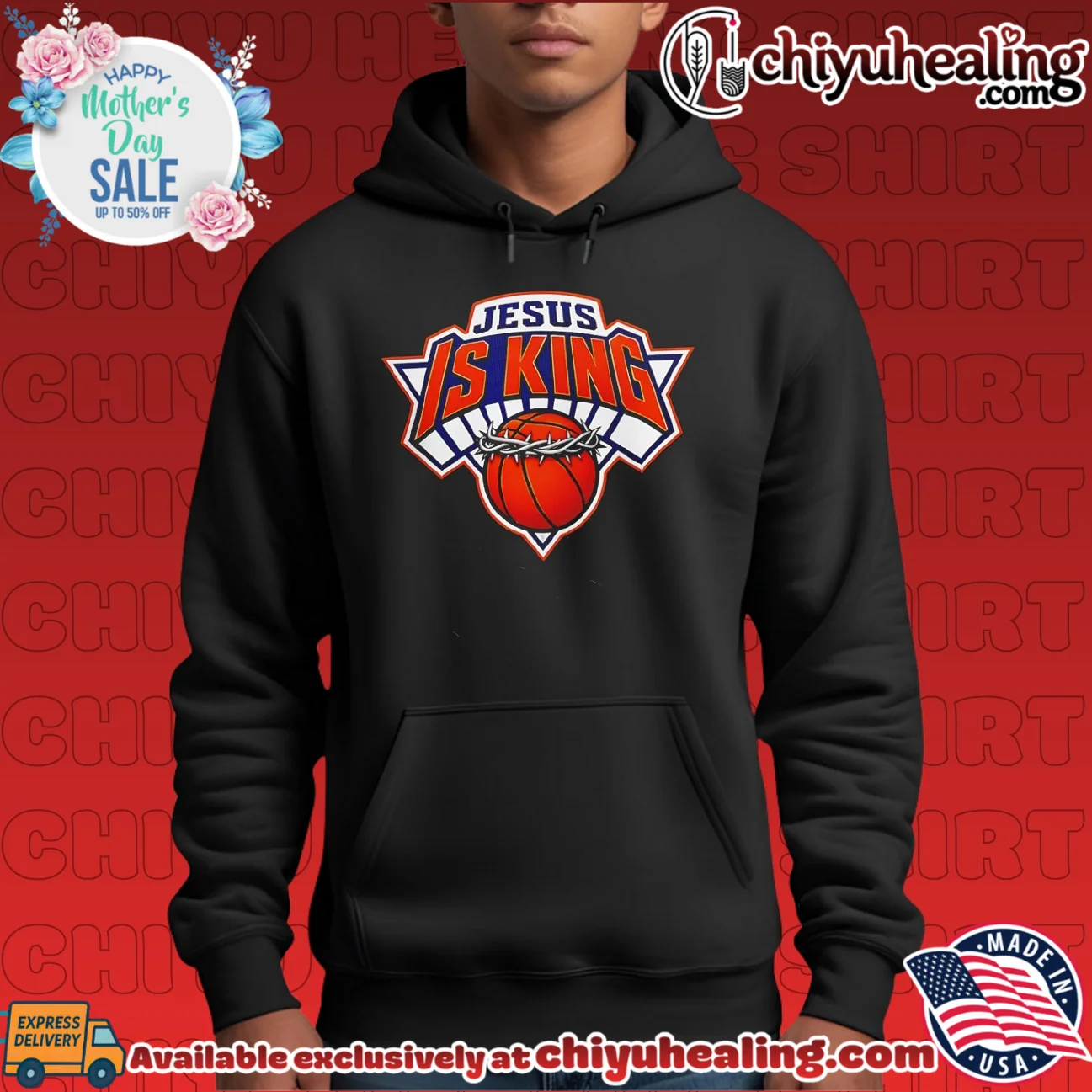 Knicks 2026 Jesus Is King logo shirt & hoodie Knicks 2026 Jesus Is King logo shirt & hoodie