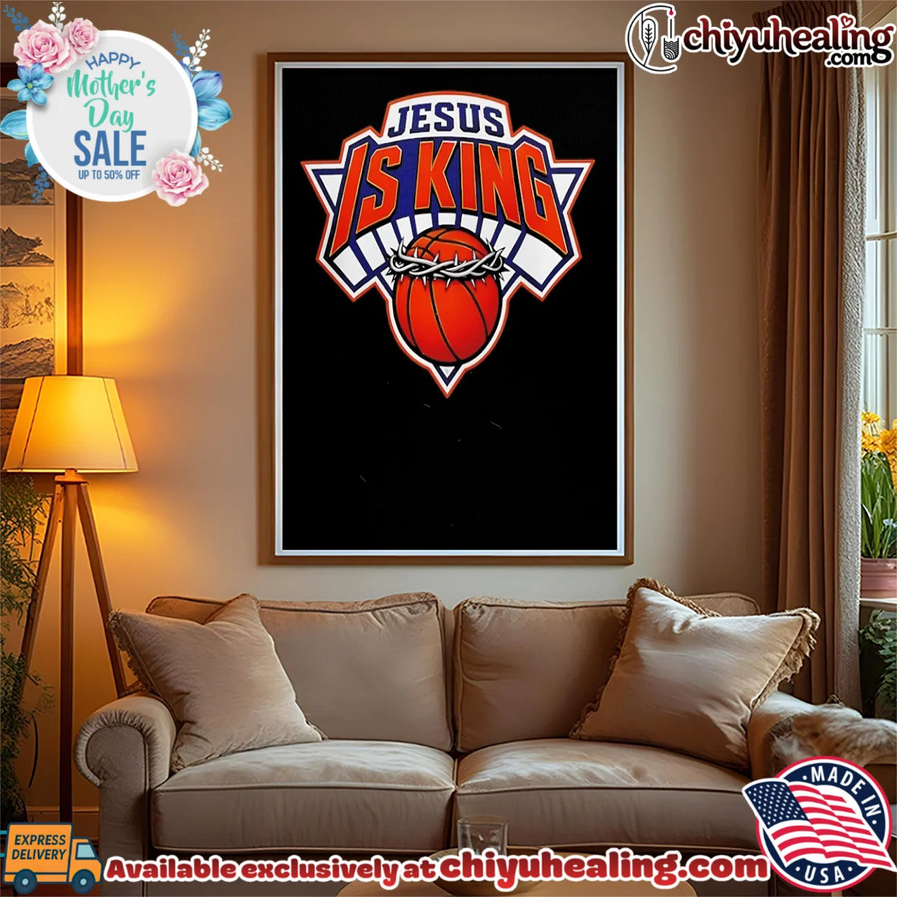 Knicks 2026 Jesus Is King logo shirt & hoodie Knicks 2026 Jesus Is King logo