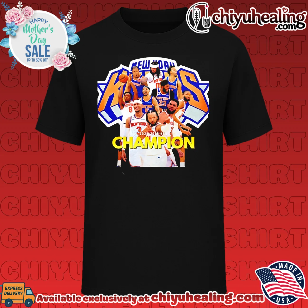 Knicks Basketball World Champion 2026 graphic