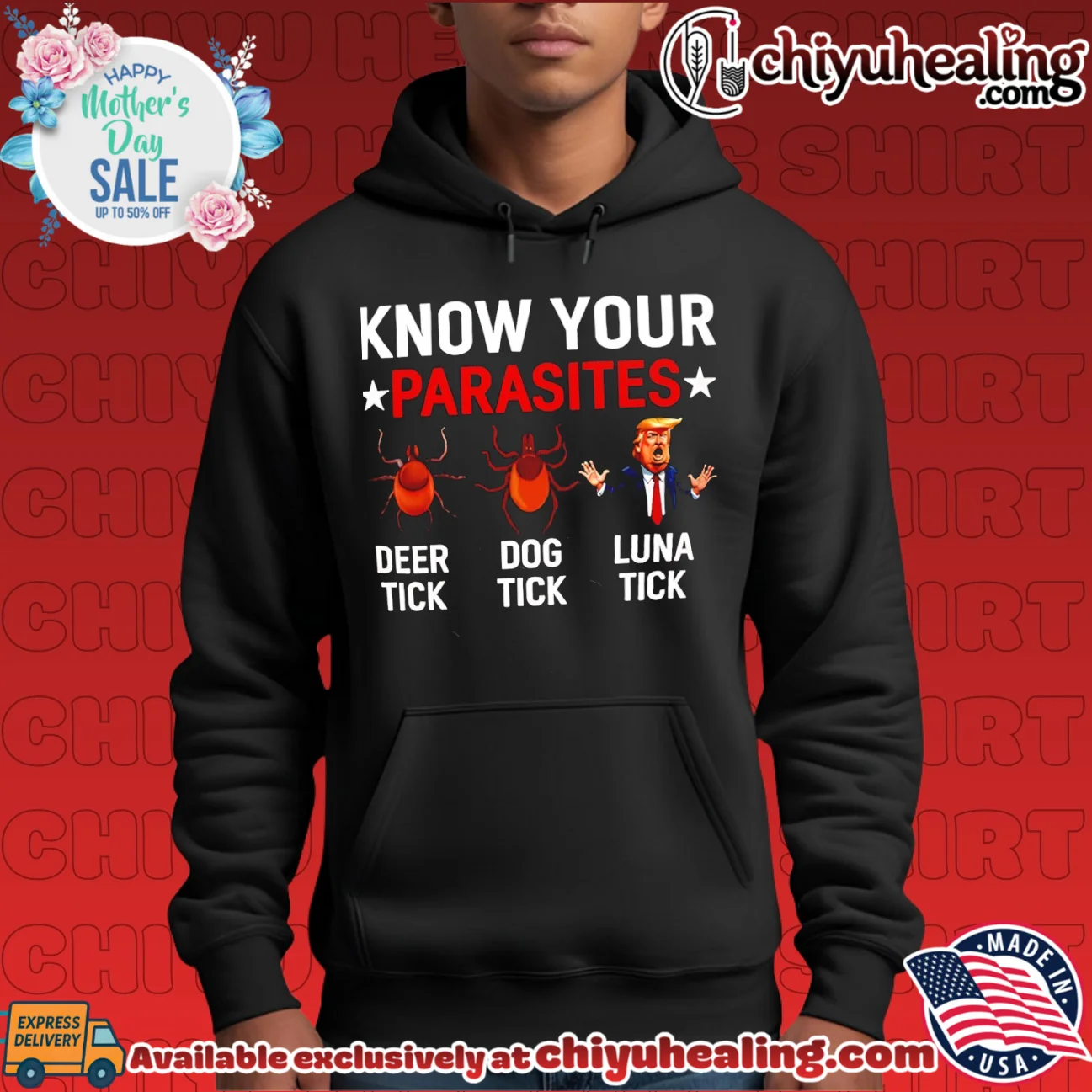Know Your Parasites Deer Tick Dog Tick and Donald Trump Luna Tick shirt & hoodie Know Your Parasites Deer Tick Dog Tick and Donald Trump Luna Tick shirt & hoodie